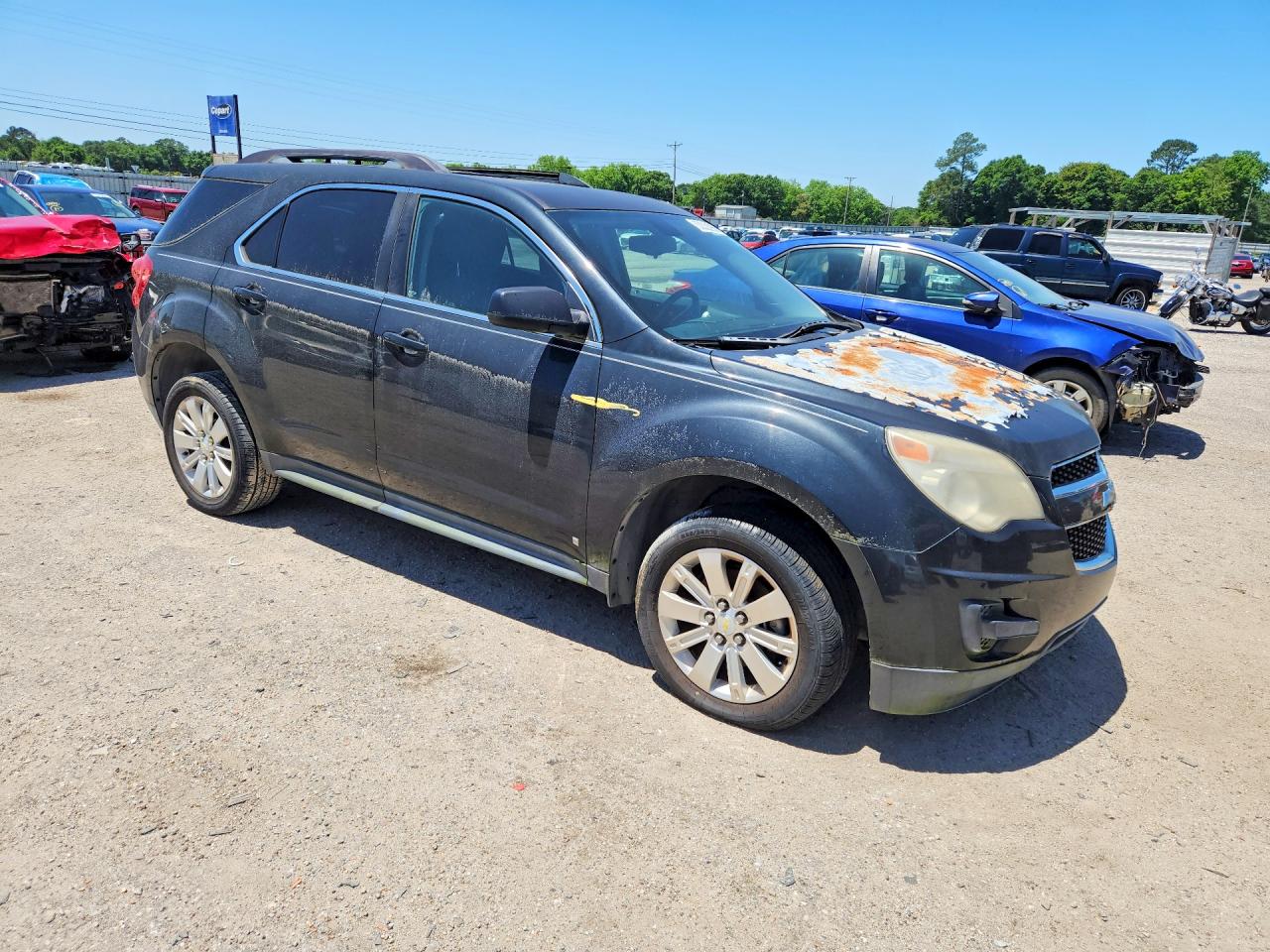 2010 Chevrolet Equinox Lt Черный vin: 2CNFLEEY0A6201334