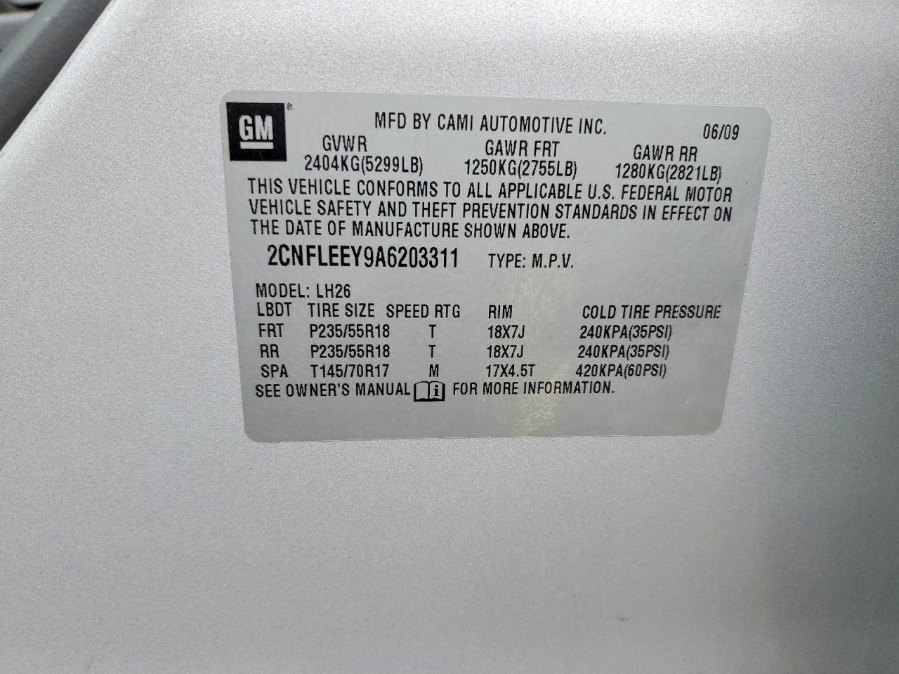 2010 Chevrolet Equinox Lt Серебряный vin: 2CNFLEEY9A6203311