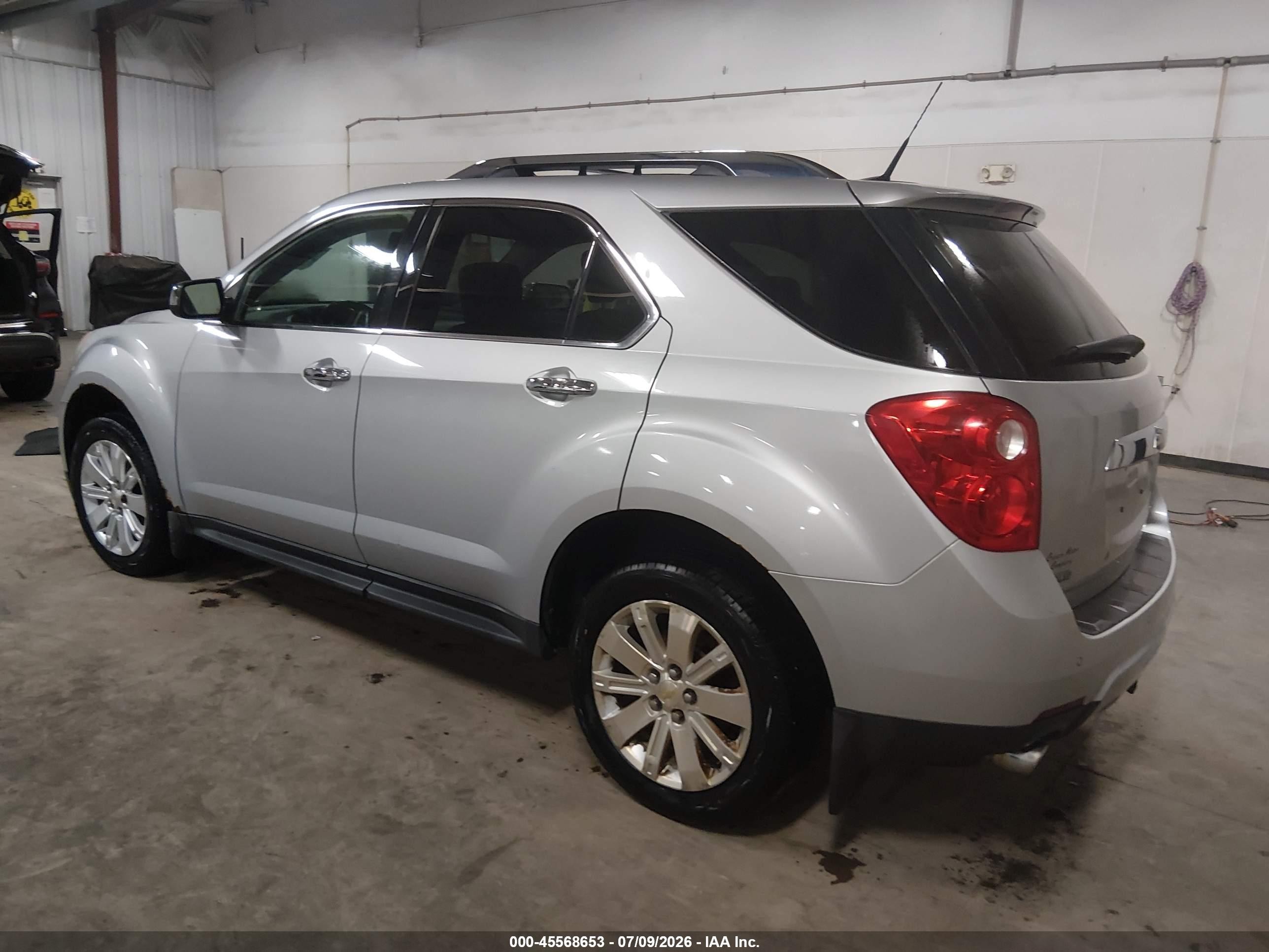 2011 Chevrolet Equinox Ltz Серебряный vin: 2CNFLFE50B6466154