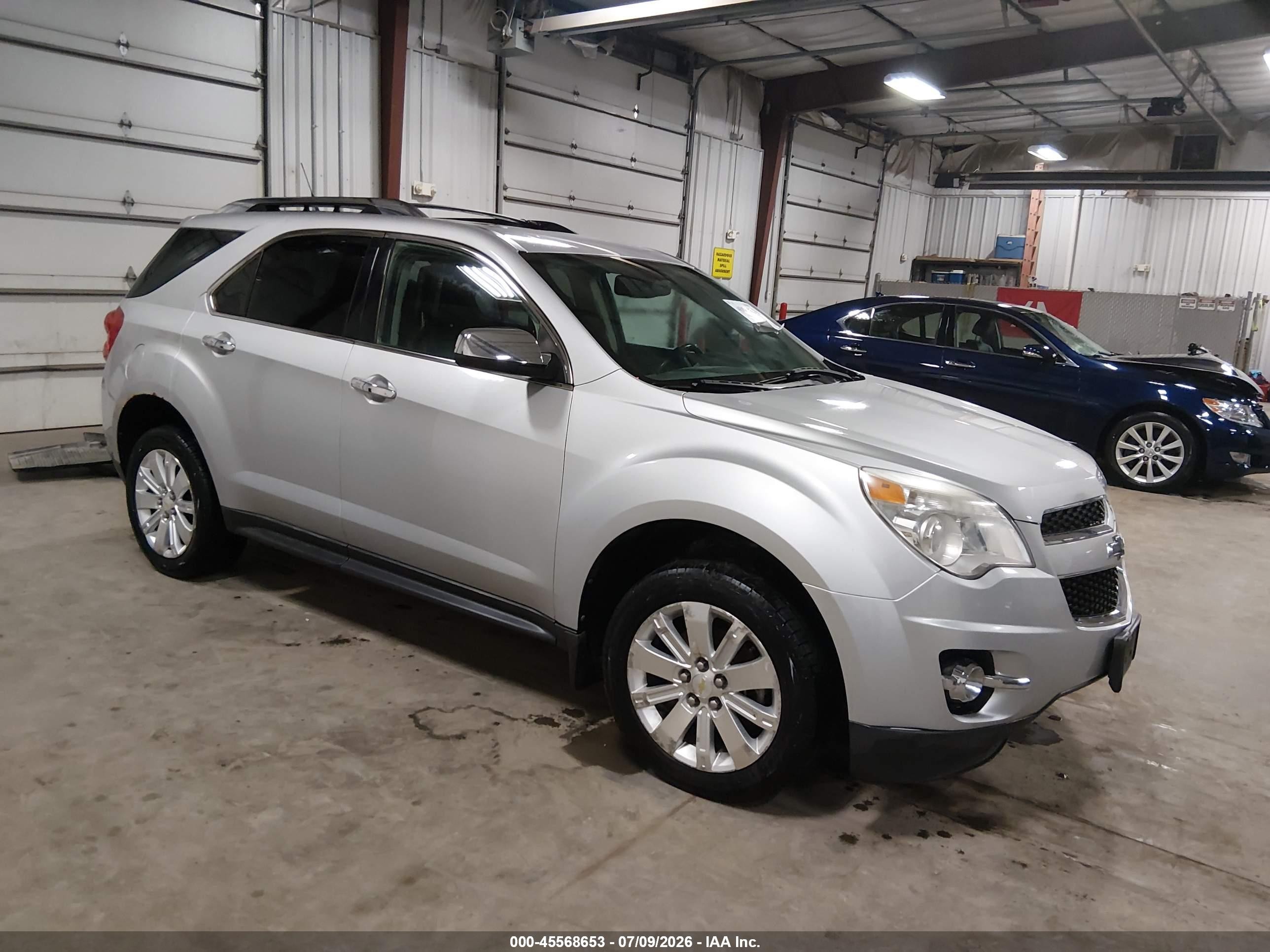 2011 Chevrolet Equinox Ltz Серебряный vin: 2CNFLFE50B6466154