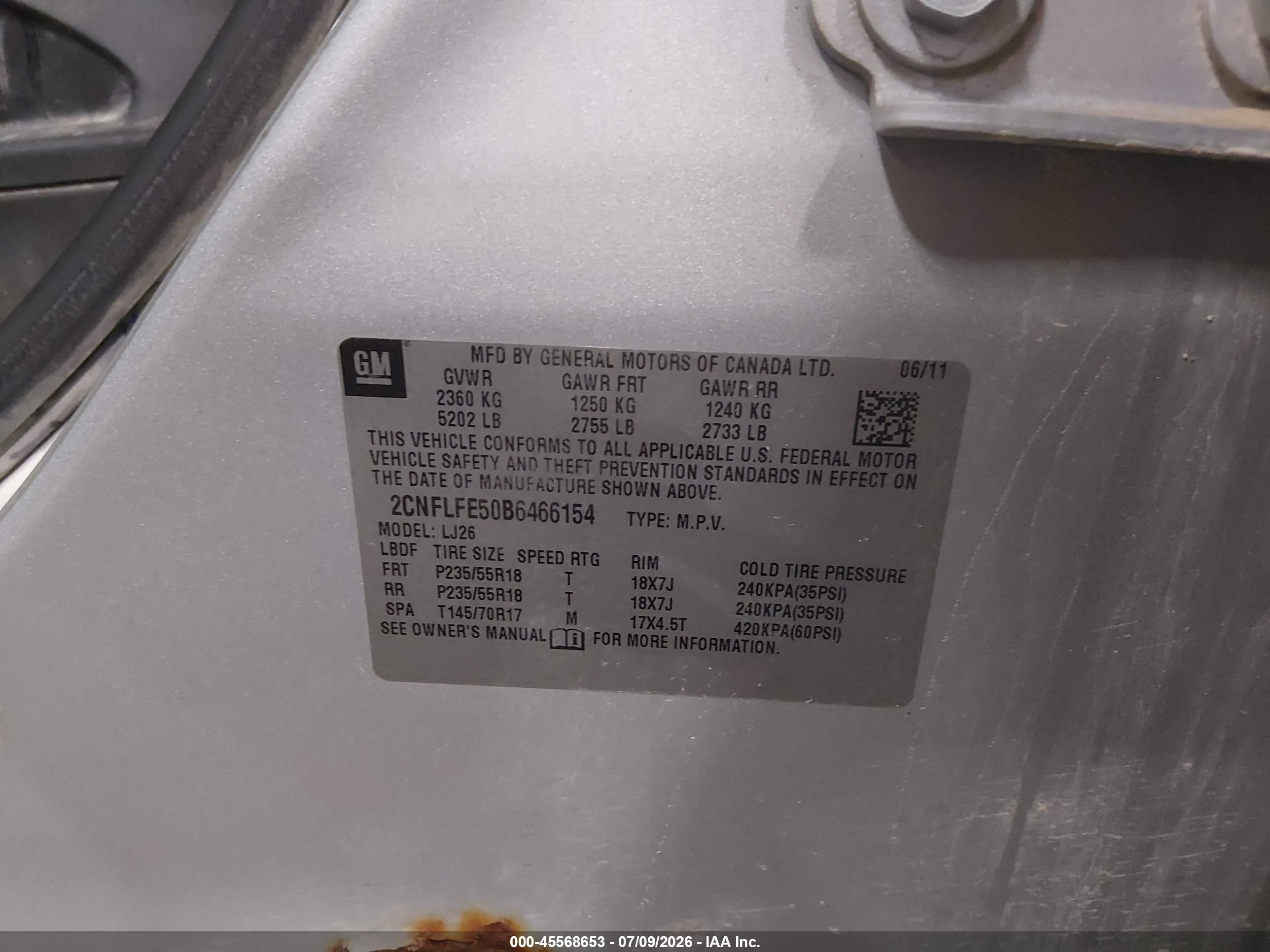 2011 Chevrolet Equinox Ltz Серебряный vin: 2CNFLFE50B6466154