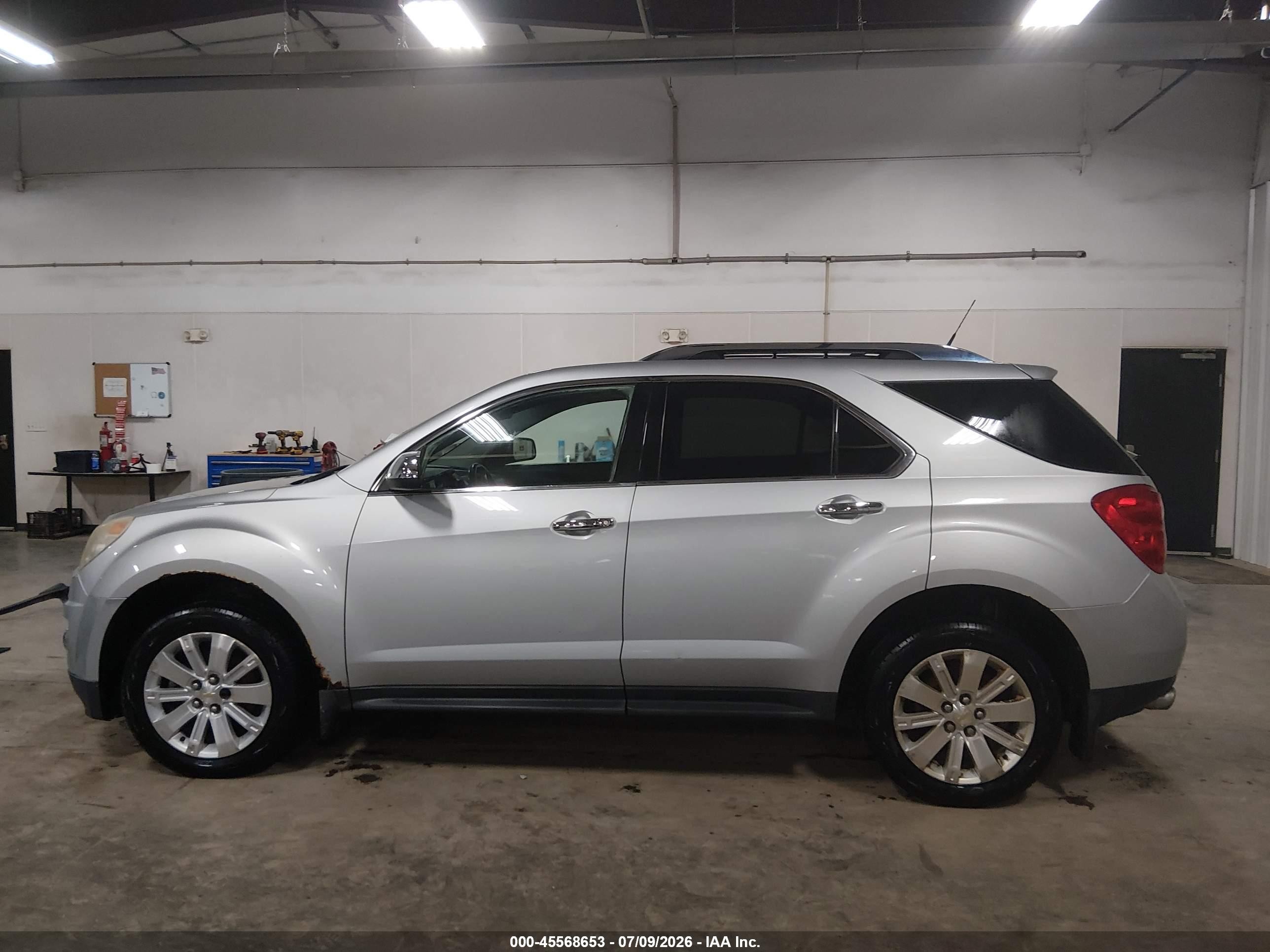 2011 Chevrolet Equinox Ltz Серебряный vin: 2CNFLFE50B6466154