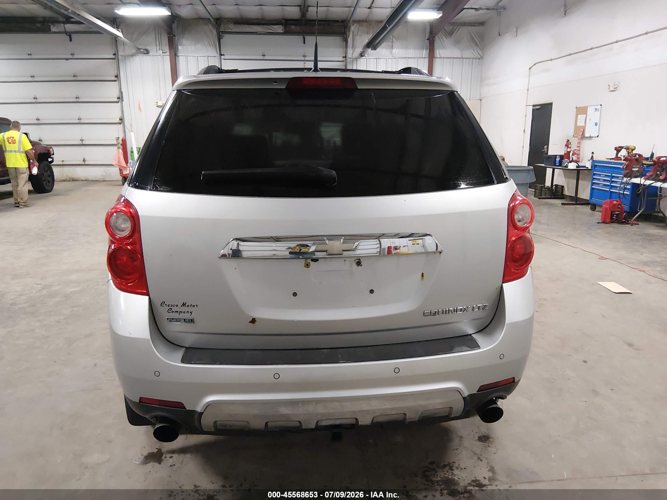 2011 Chevrolet Equinox Ltz Серебряный vin: 2CNFLFE50B6466154