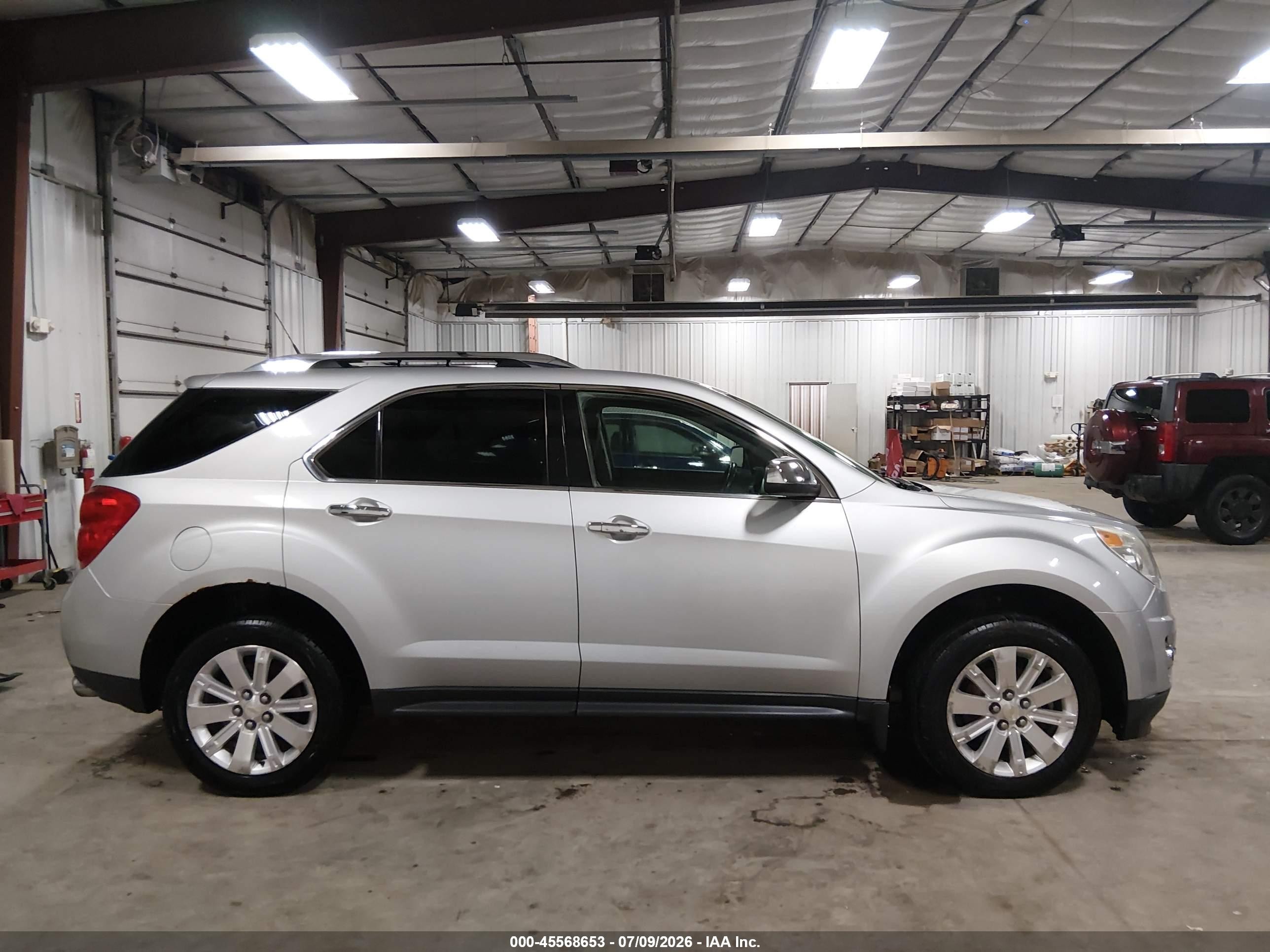 2011 Chevrolet Equinox Ltz Серебряный vin: 2CNFLFE50B6466154