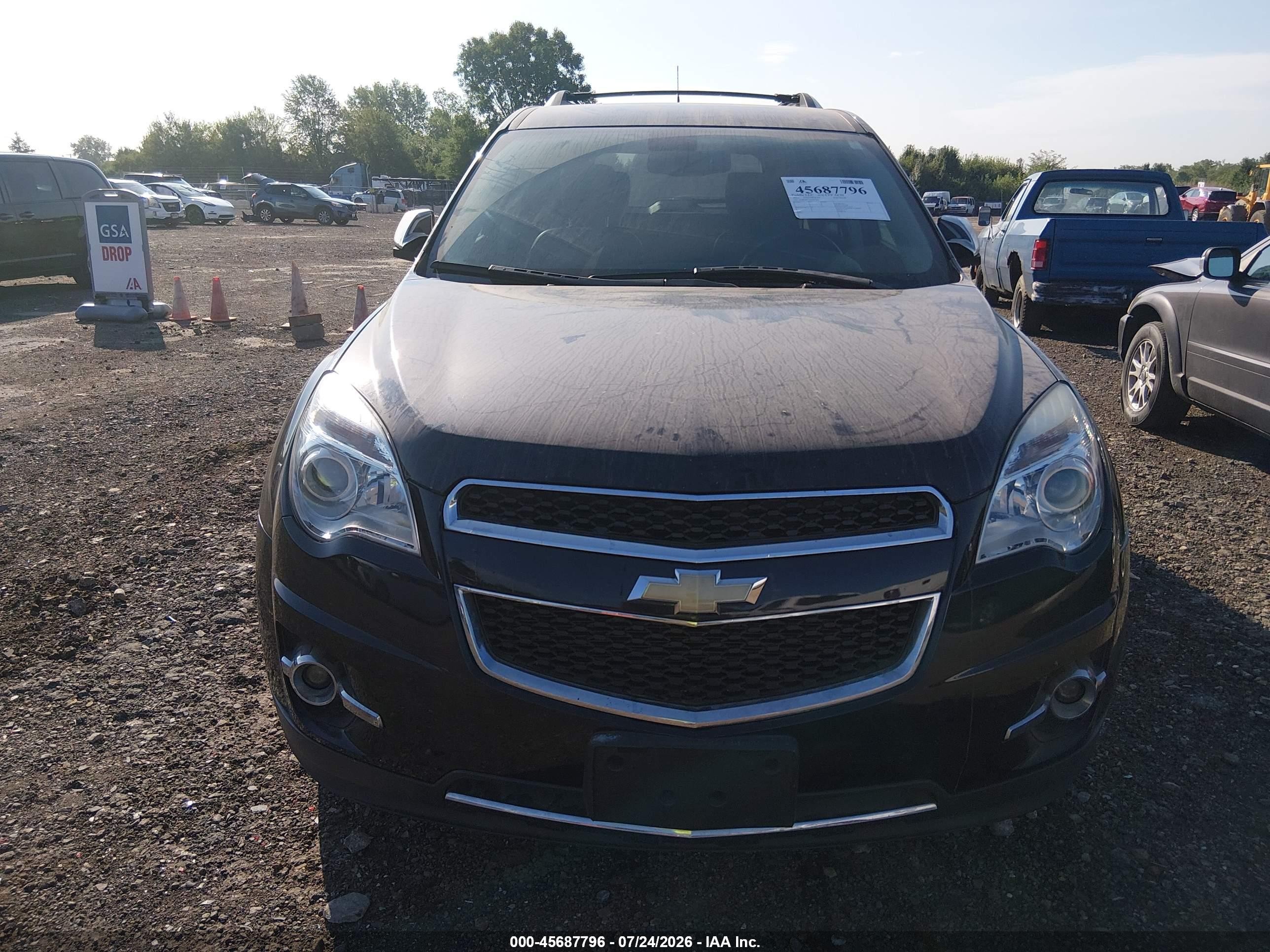 2011 Chevrolet Equinox Ltz Black vin: 2CNFLFE53B6297764