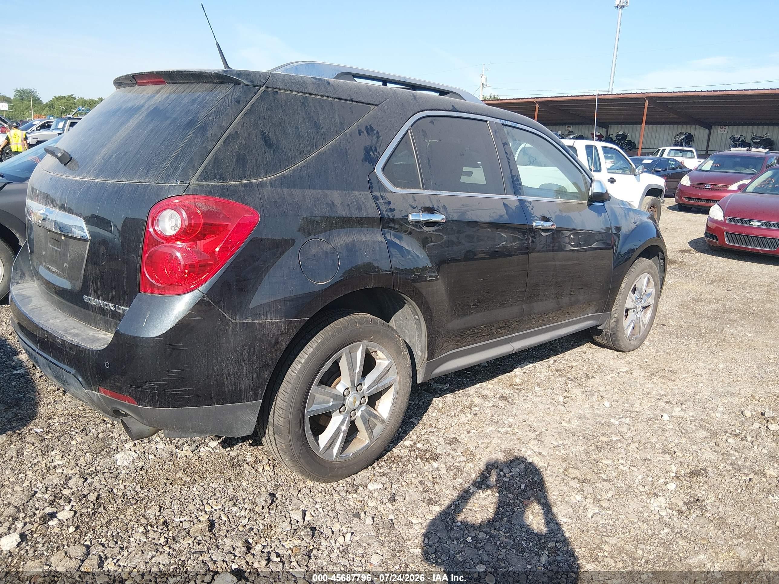 2011 Chevrolet Equinox Ltz Black vin: 2CNFLFE53B6297764