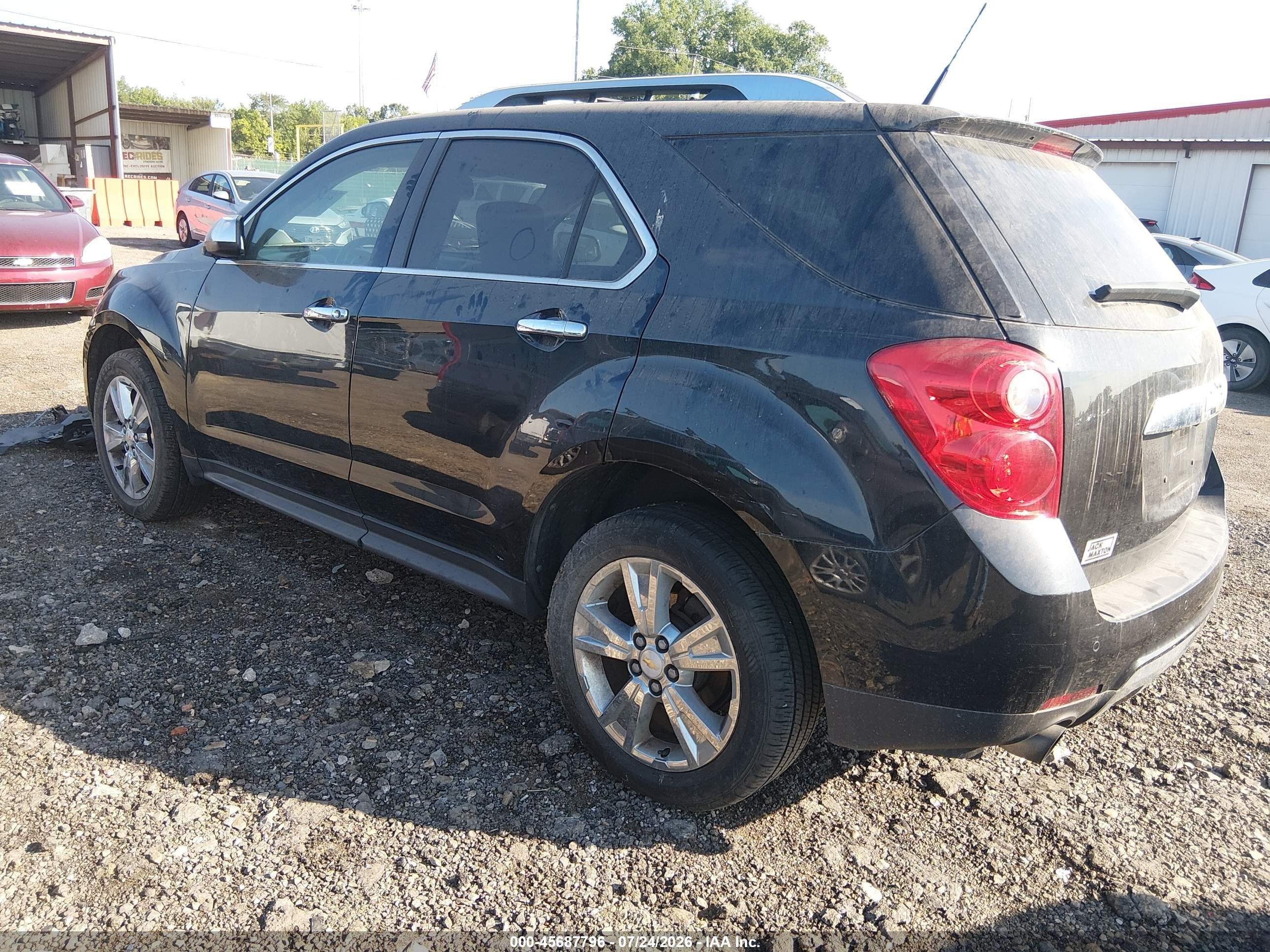 2011 Chevrolet Equinox Ltz Black vin: 2CNFLFE53B6297764