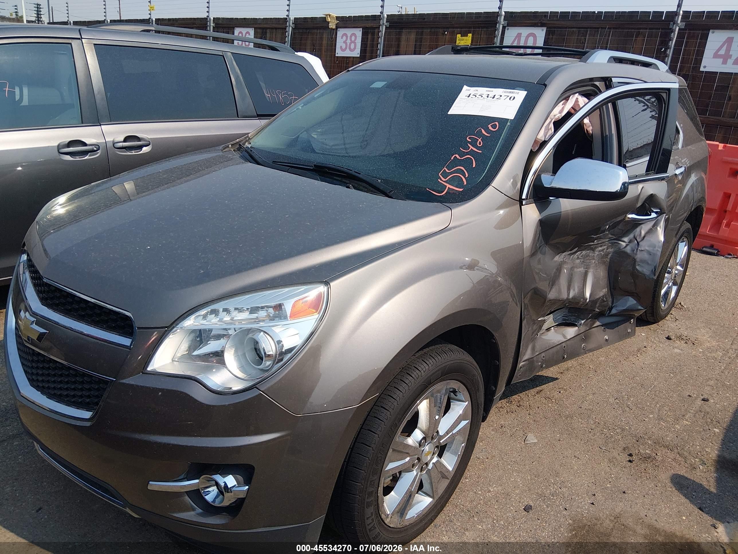 2011 Chevrolet Equinox Ltz Pewter vin: 2CNFLFE53B6316605