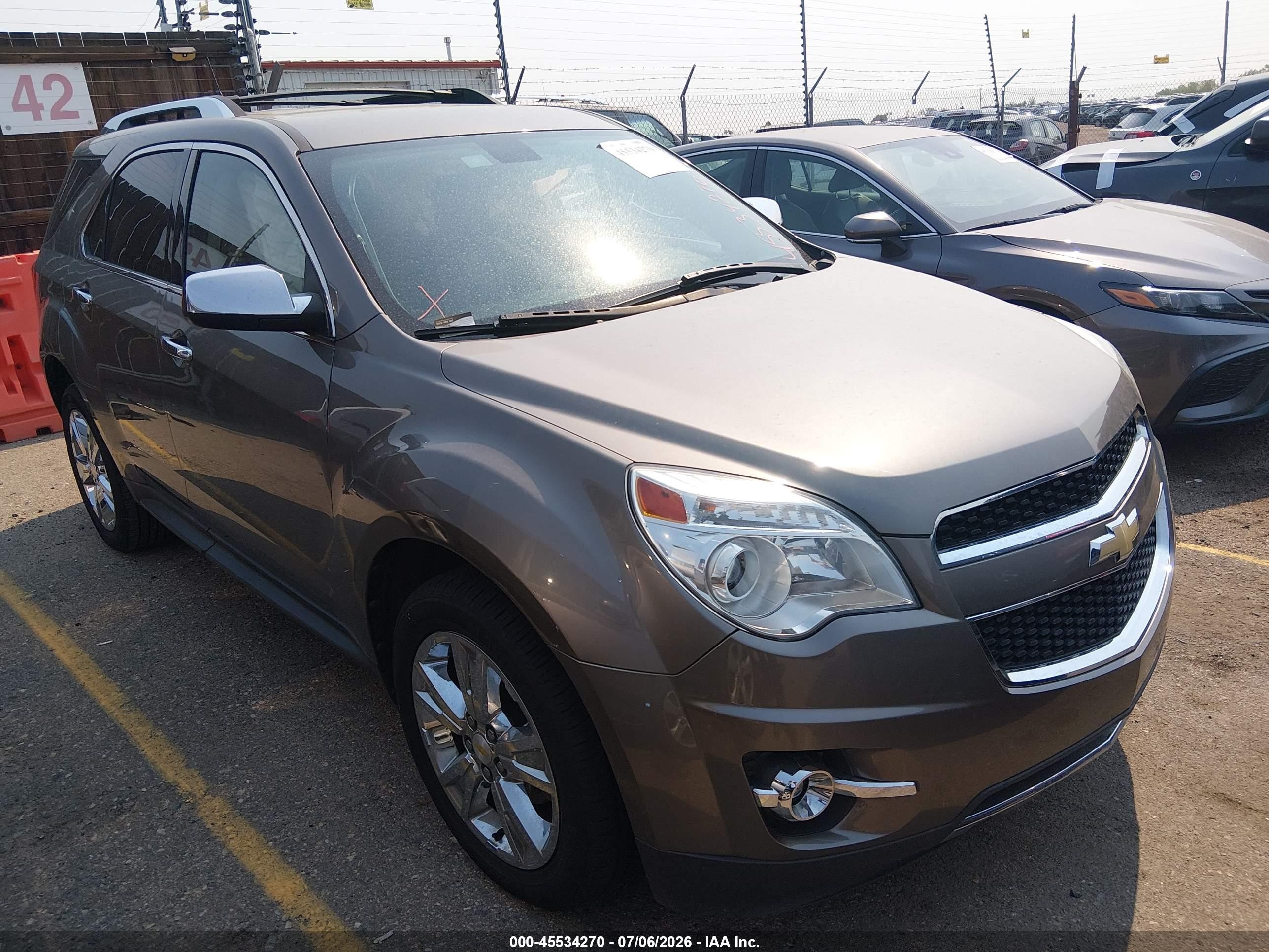 2011 Chevrolet Equinox Ltz Pewter vin: 2CNFLFE53B6316605