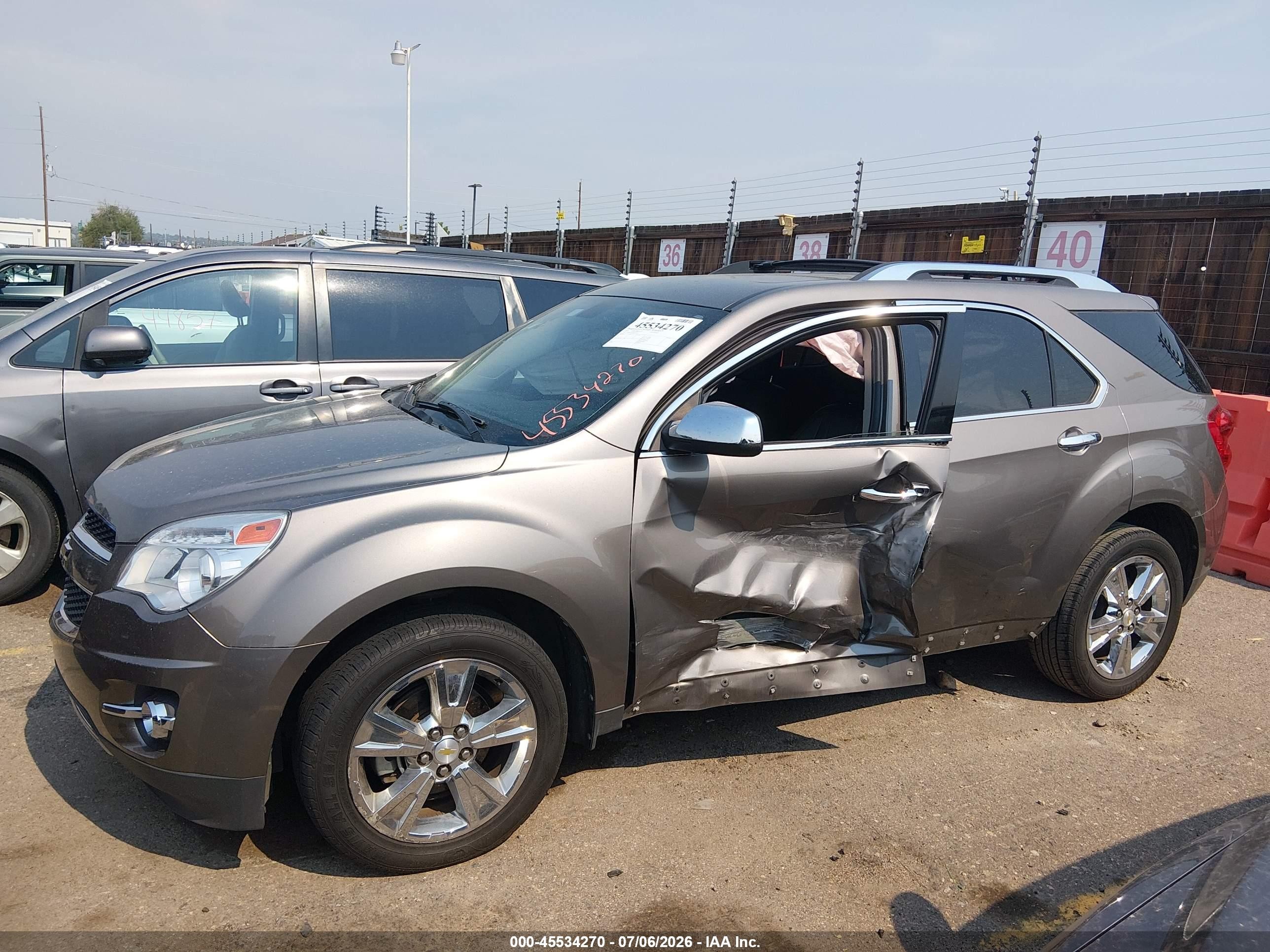 2011 Chevrolet Equinox Ltz Pewter vin: 2CNFLFE53B6316605