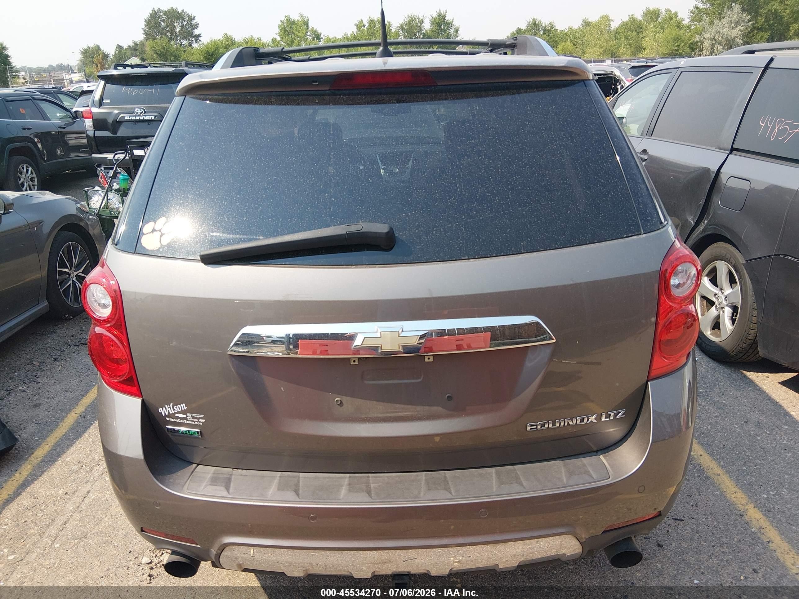 2011 Chevrolet Equinox Ltz Pewter vin: 2CNFLFE53B6316605