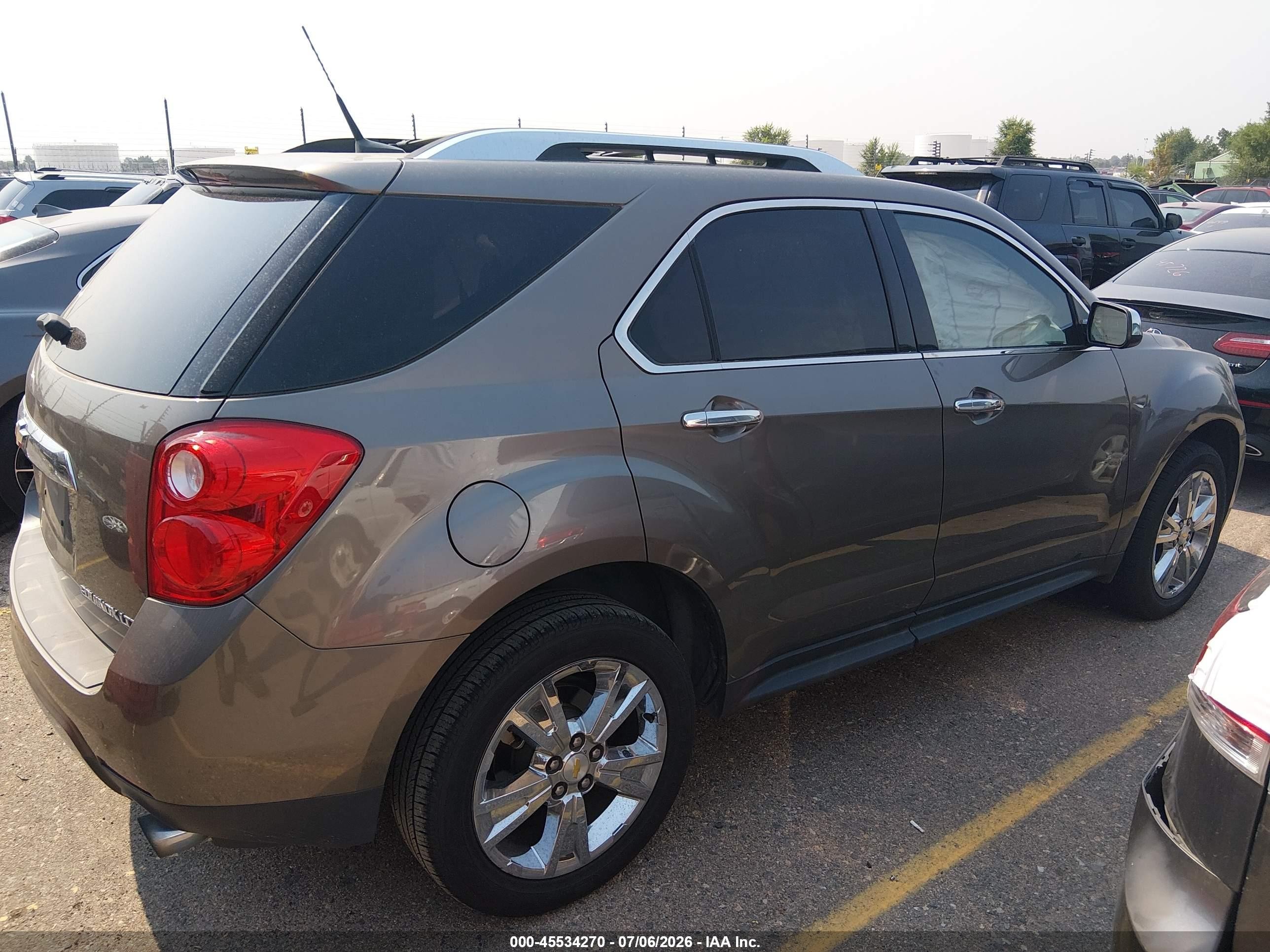 2011 Chevrolet Equinox Ltz Pewter vin: 2CNFLFE53B6316605
