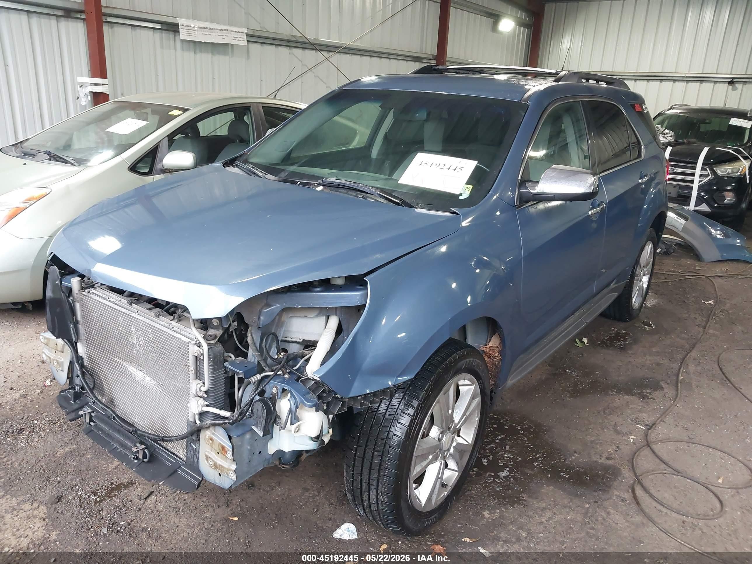 2011 Chevrolet Equinox Ltz Blue vin: 2CNFLFE53B6474071