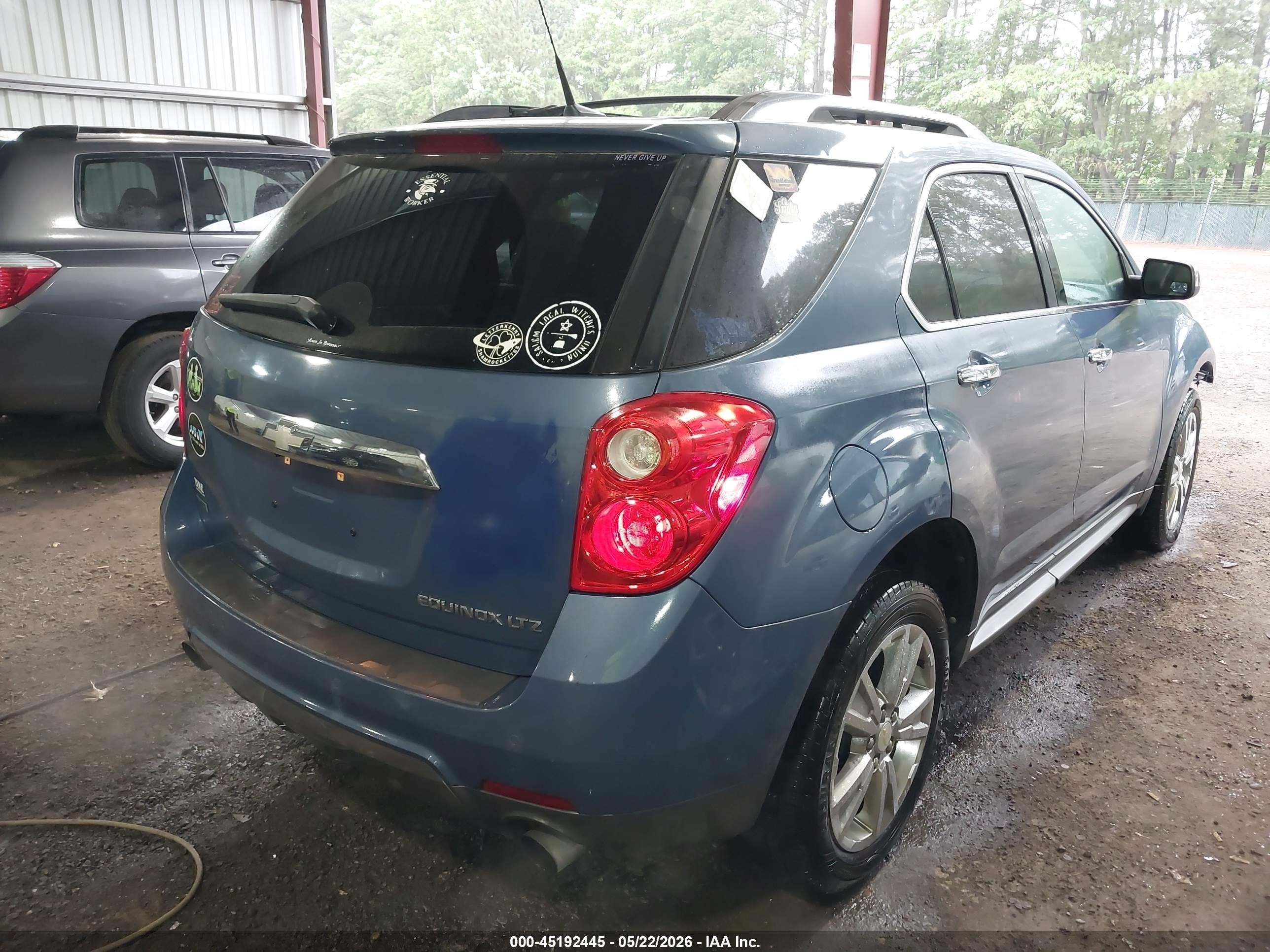 2011 Chevrolet Equinox Ltz Blue vin: 2CNFLFE53B6474071