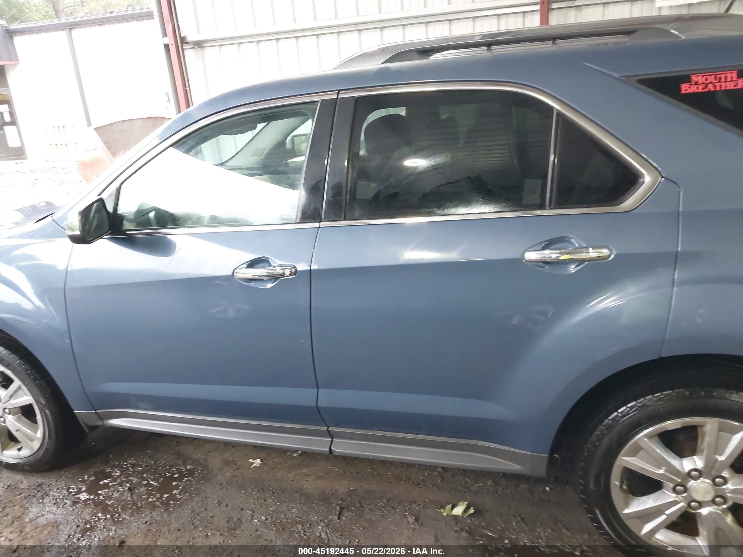 2011 Chevrolet Equinox Ltz Blue vin: 2CNFLFE53B6474071