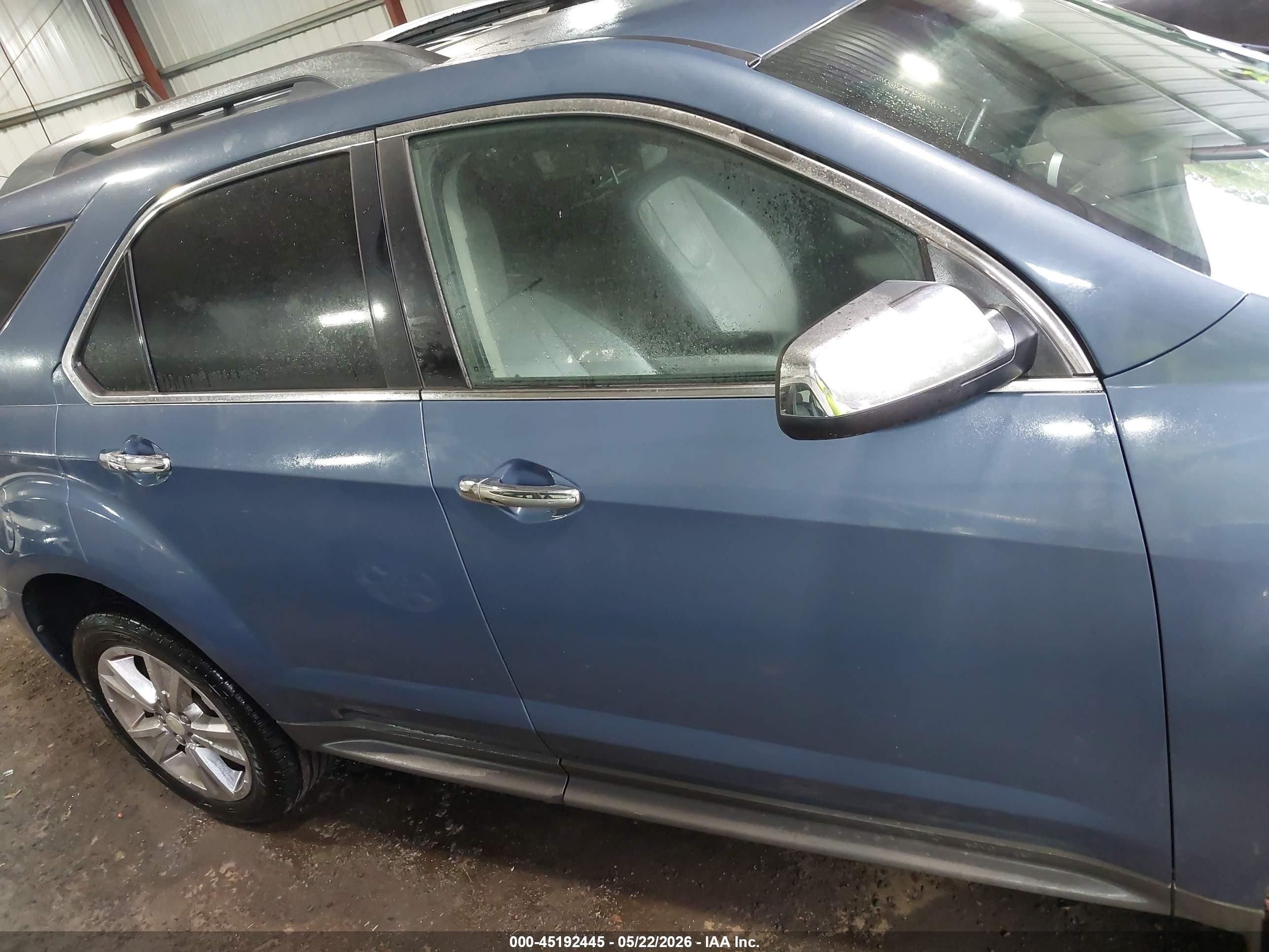 2011 Chevrolet Equinox Ltz Blue vin: 2CNFLFE53B6474071