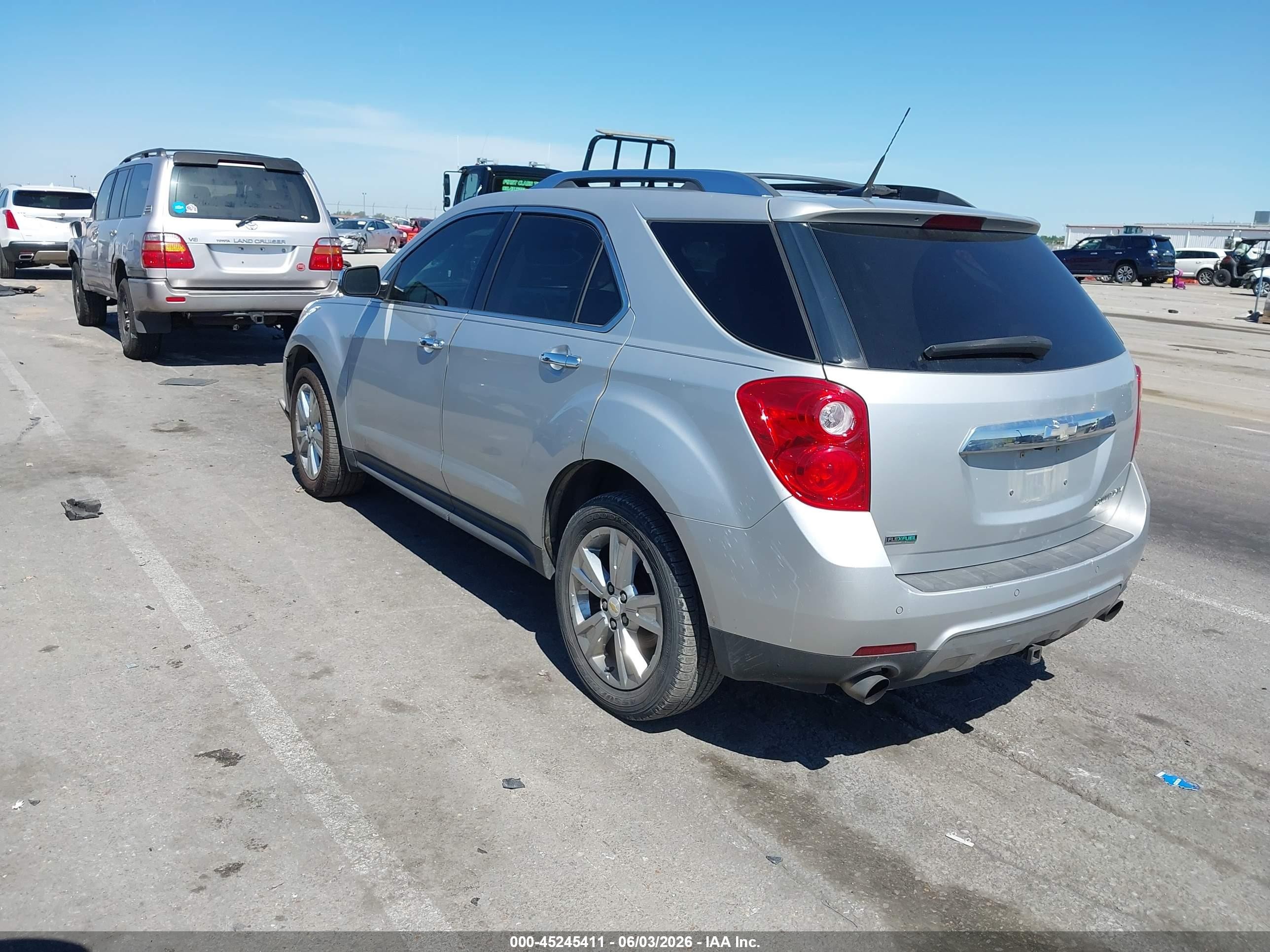 2011 Chevrolet Equinox Ltz Silver vin: 2CNFLFE55B6275295
