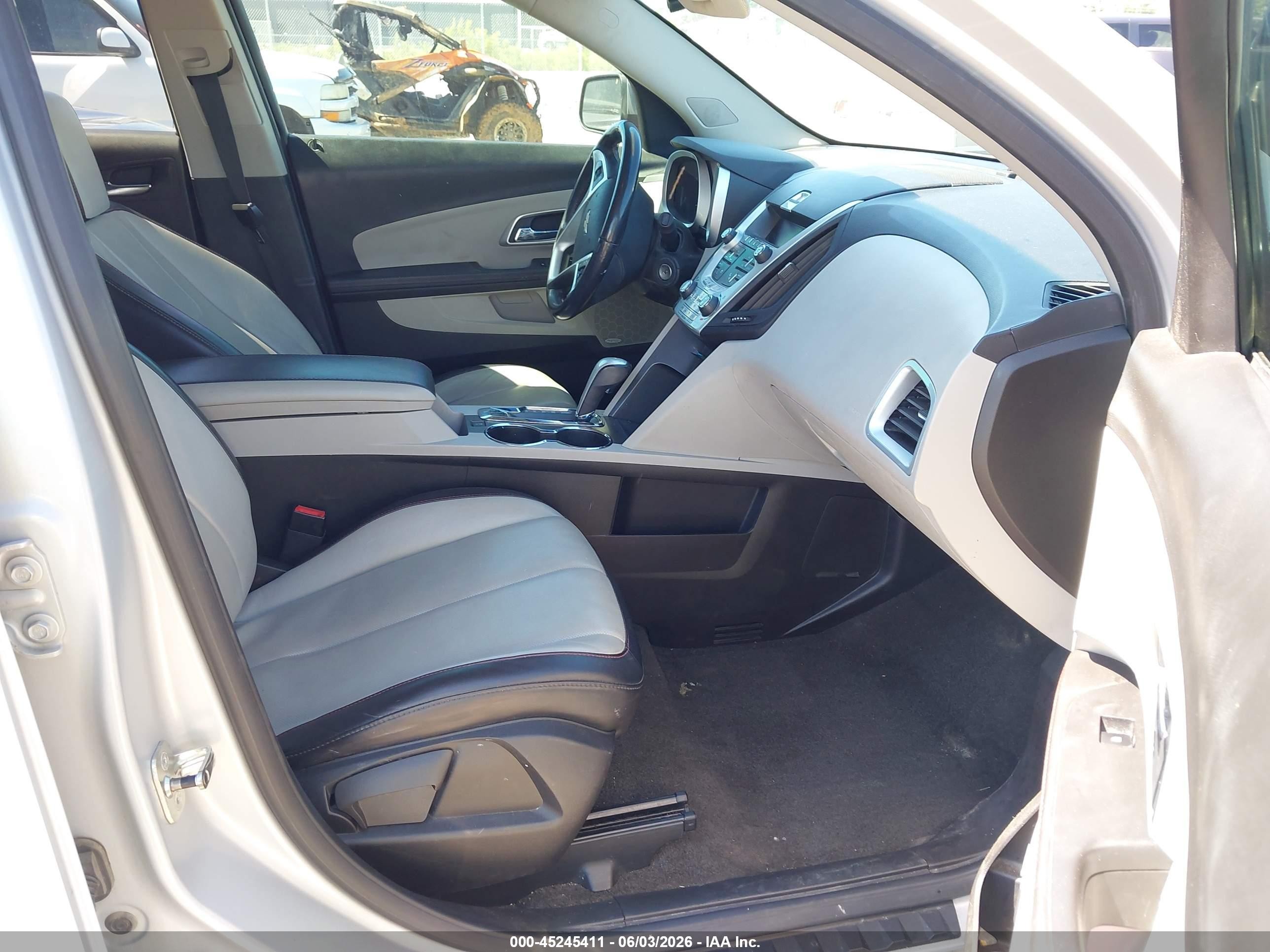 2011 Chevrolet Equinox Ltz Silver vin: 2CNFLFE55B6275295