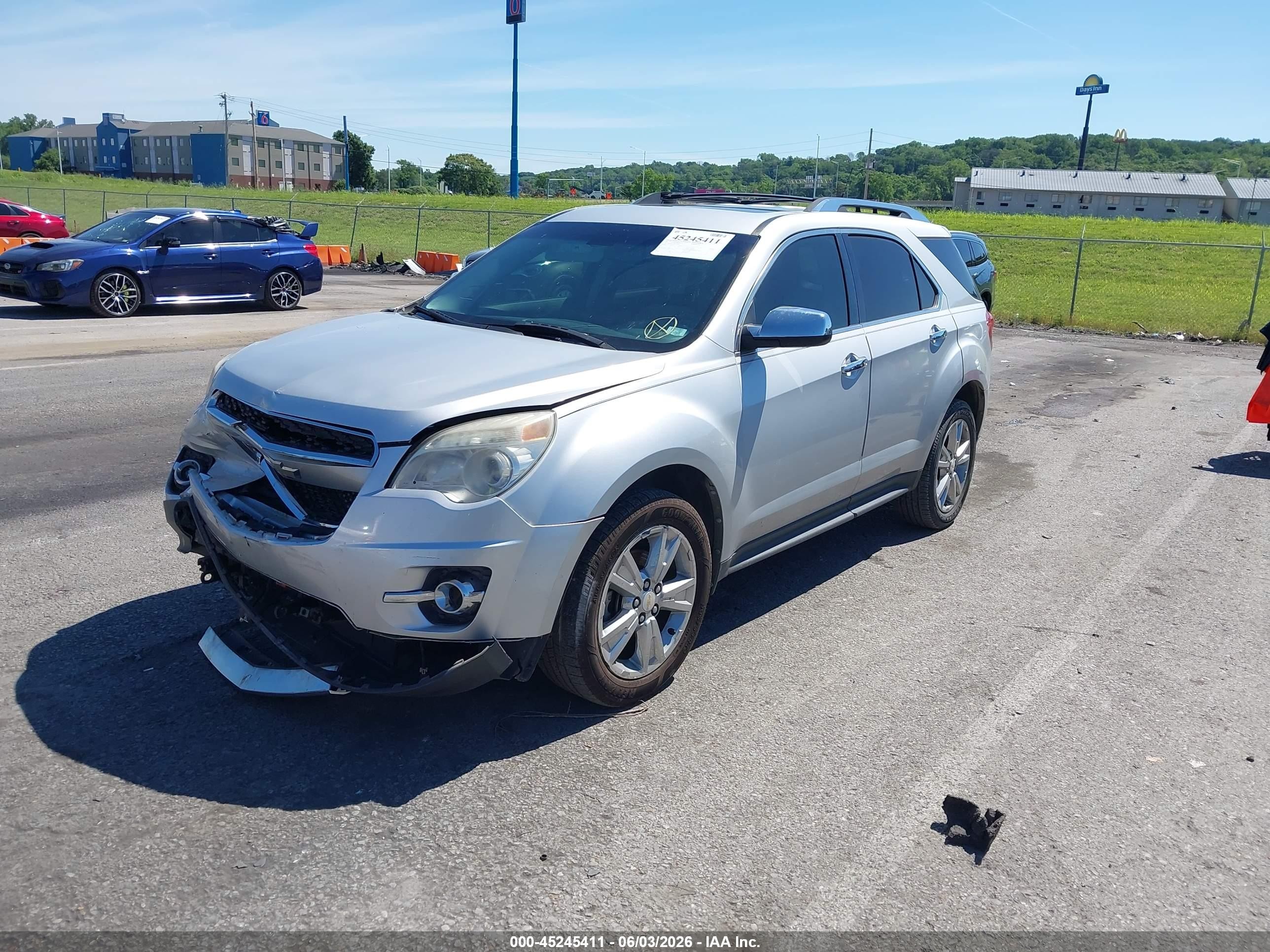 2011 Chevrolet Equinox Ltz Silver vin: 2CNFLFE55B6275295