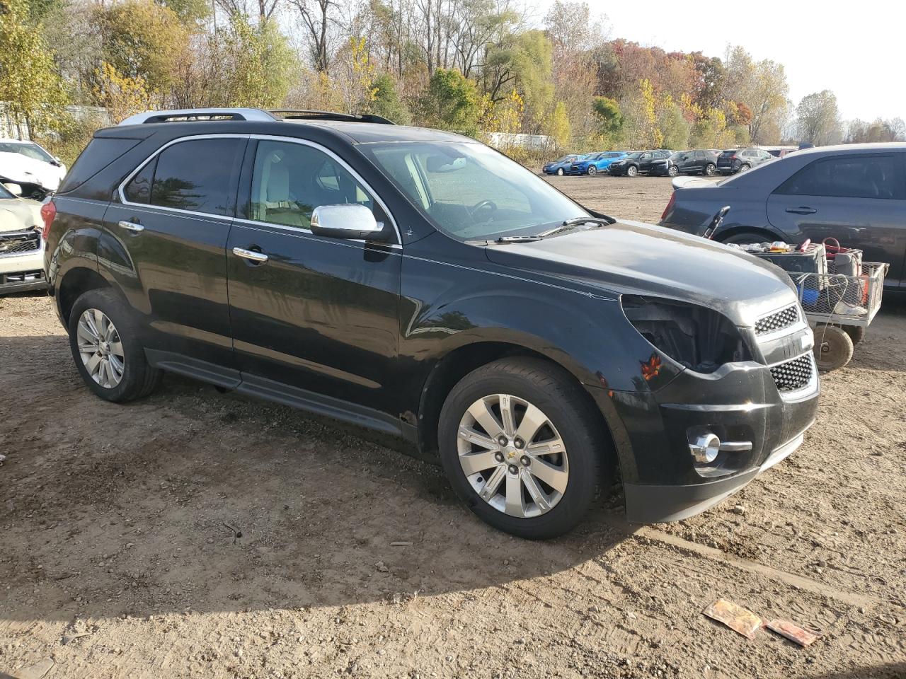 2011 Chevrolet Equinox Ltz Черный vin: 2CNFLFE56B6213145
