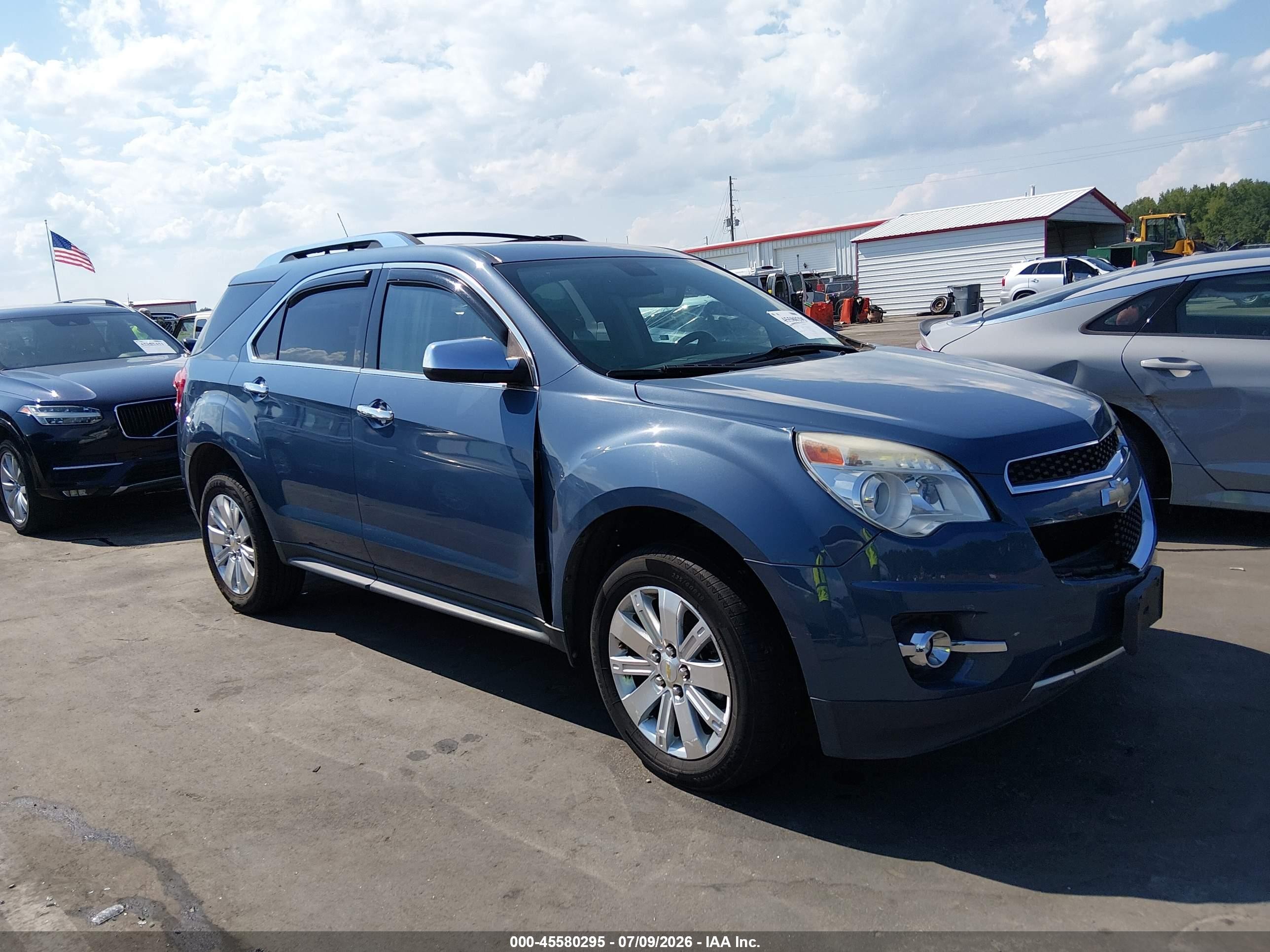 2011 Chevrolet Equinox Ltz Light Blue vin: 2CNFLFE56B6229460