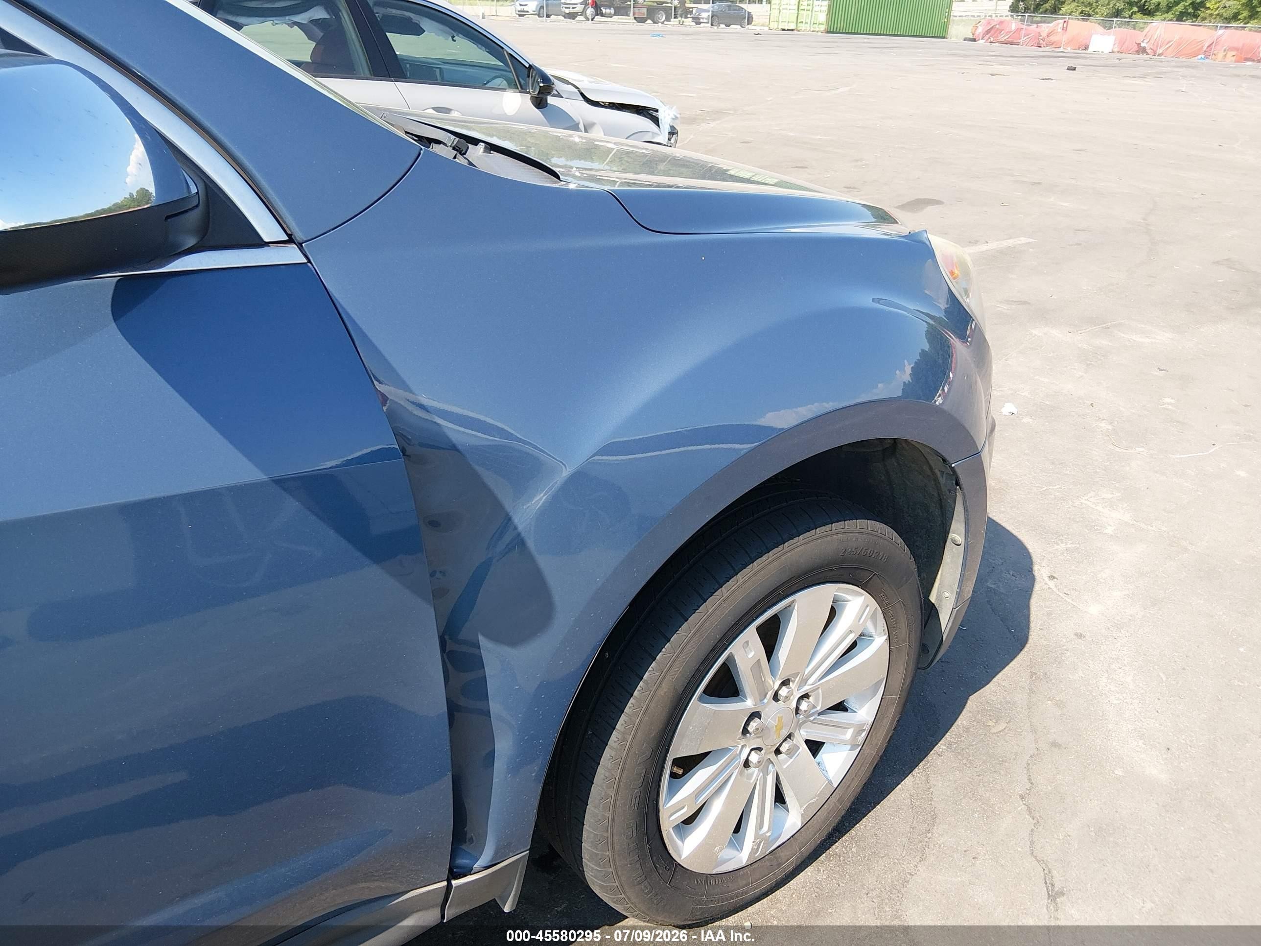 2011 Chevrolet Equinox Ltz Light Blue vin: 2CNFLFE56B6229460