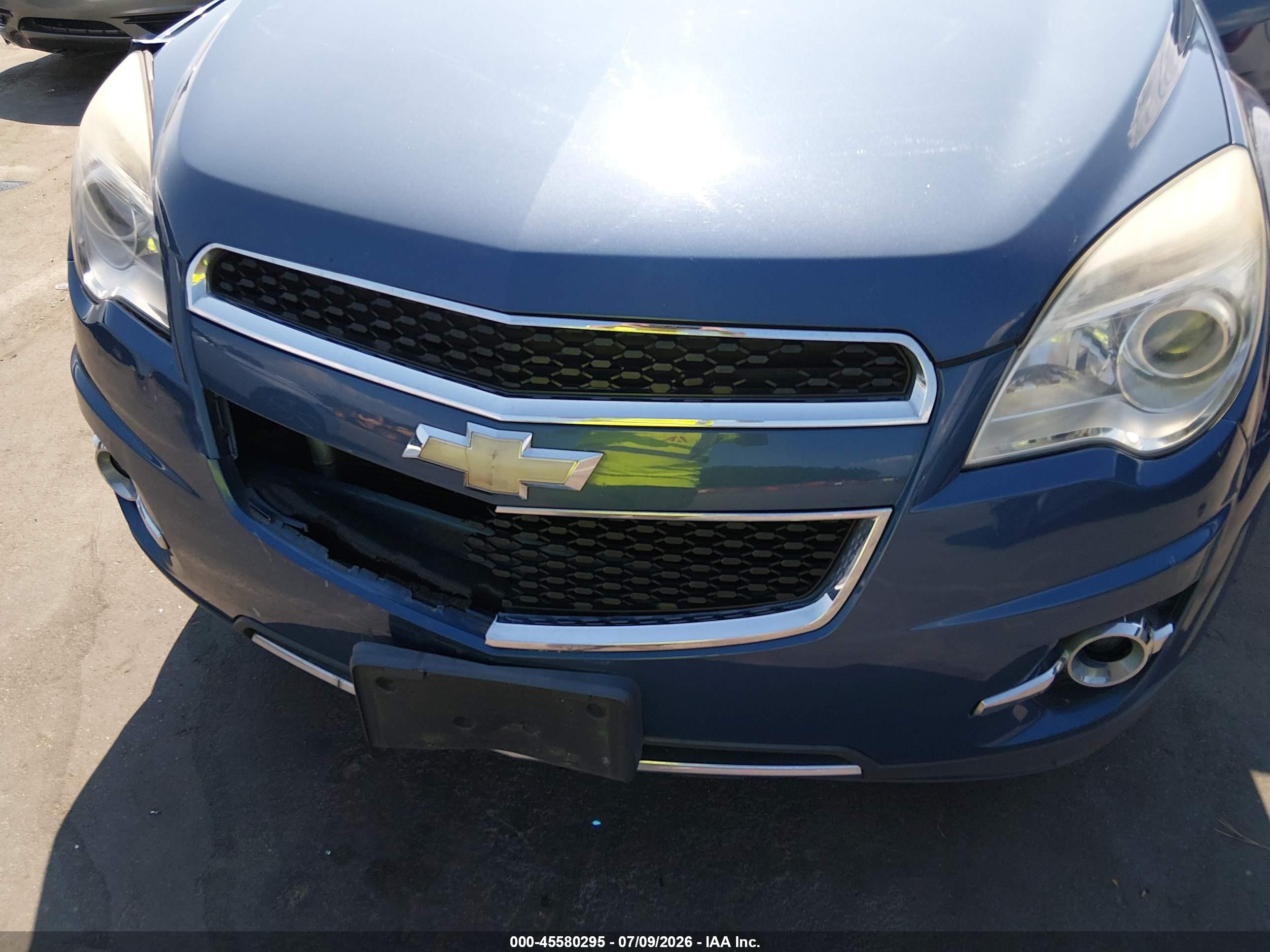 2011 Chevrolet Equinox Ltz Light Blue vin: 2CNFLFE56B6229460