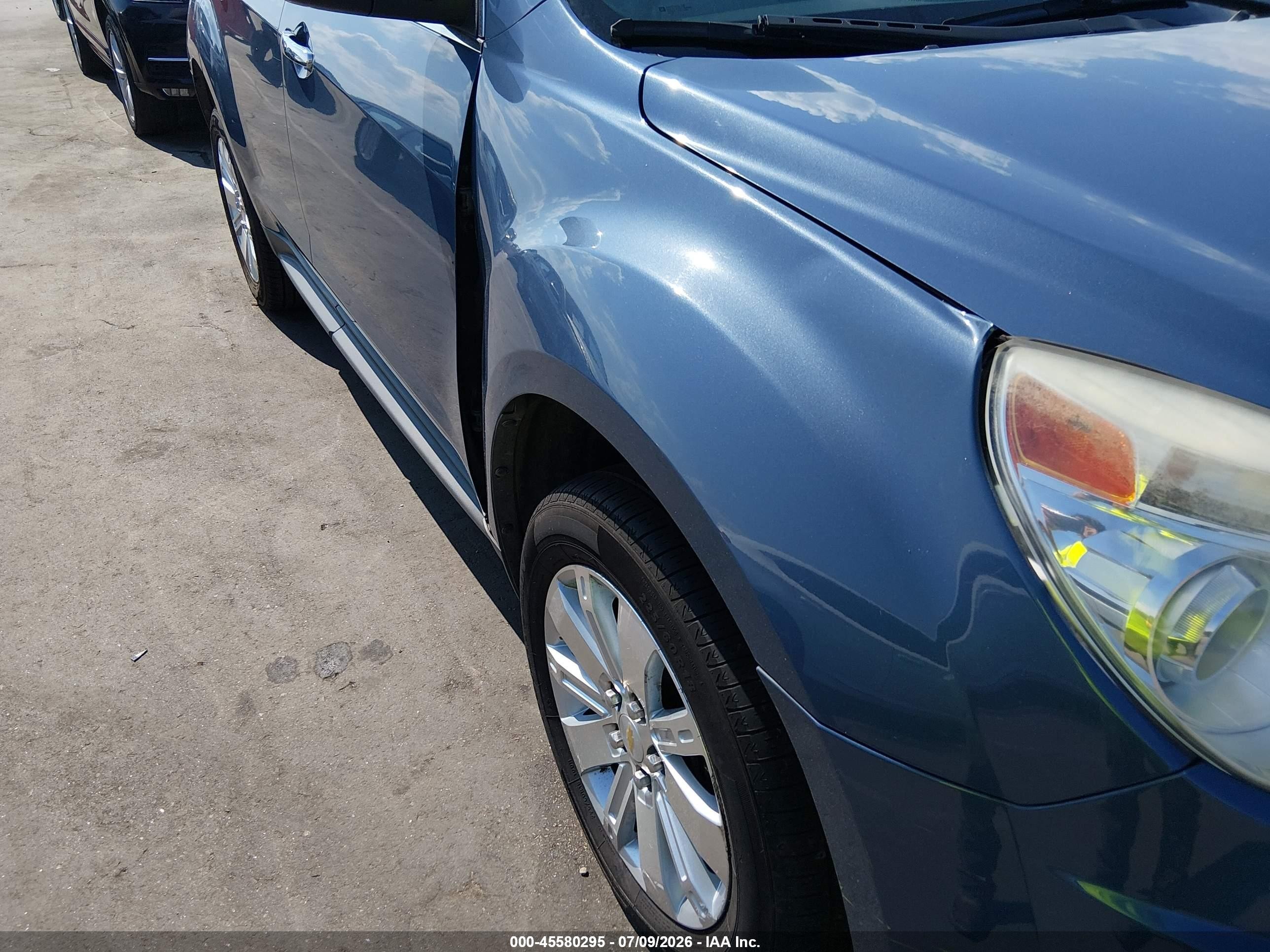 2011 Chevrolet Equinox Ltz Light Blue vin: 2CNFLFE56B6229460