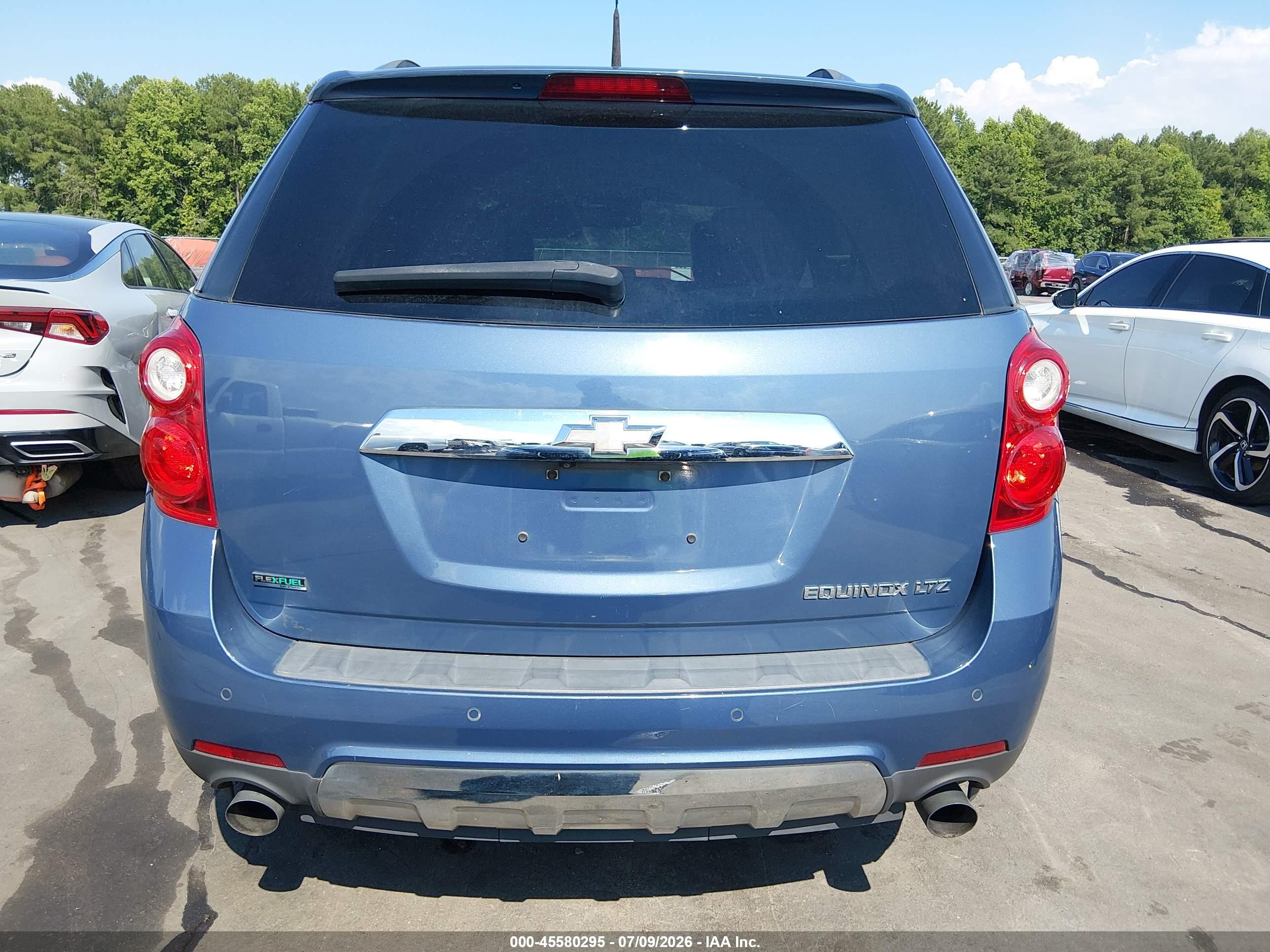 2011 Chevrolet Equinox Ltz Light Blue vin: 2CNFLFE56B6229460