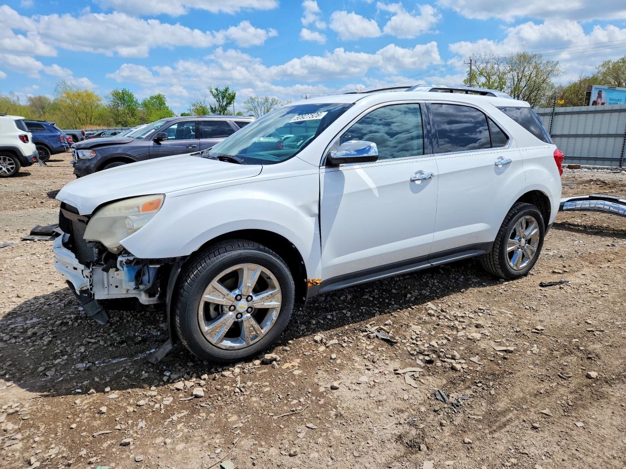 2011 Chevrolet Equinox Ltz White vin: 2CNFLFE58B6245739