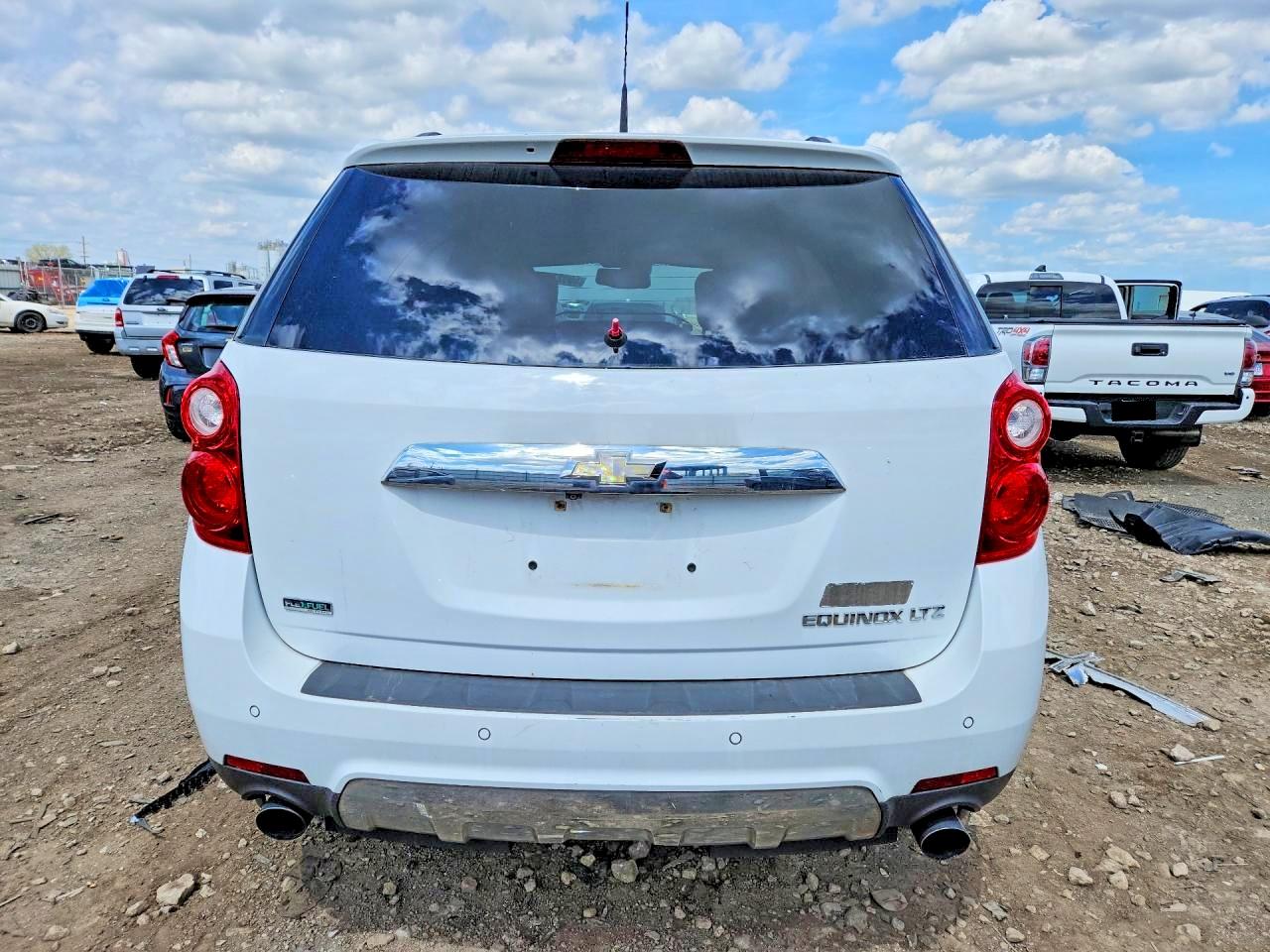 2011 Chevrolet Equinox Ltz White vin: 2CNFLFE58B6245739