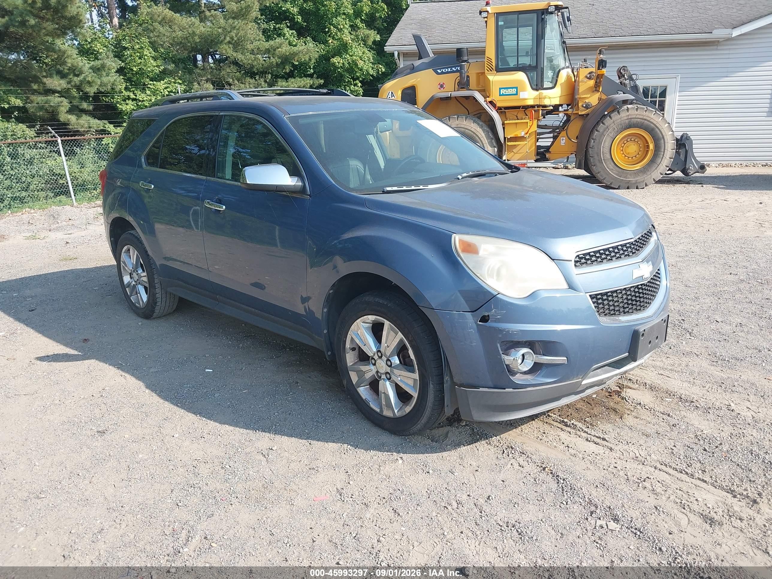 2011 Chevrolet Equinox Ltz Blue vin: 2CNFLFE58B6301985