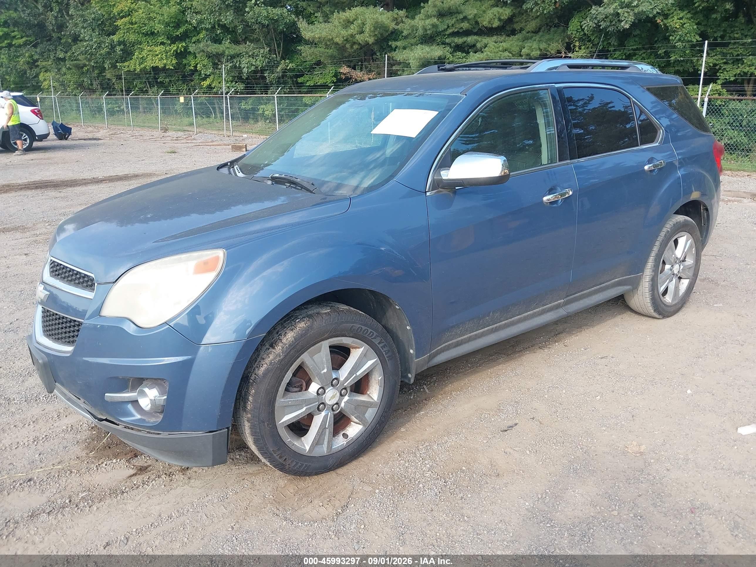 2011 Chevrolet Equinox Ltz Blue vin: 2CNFLFE58B6301985