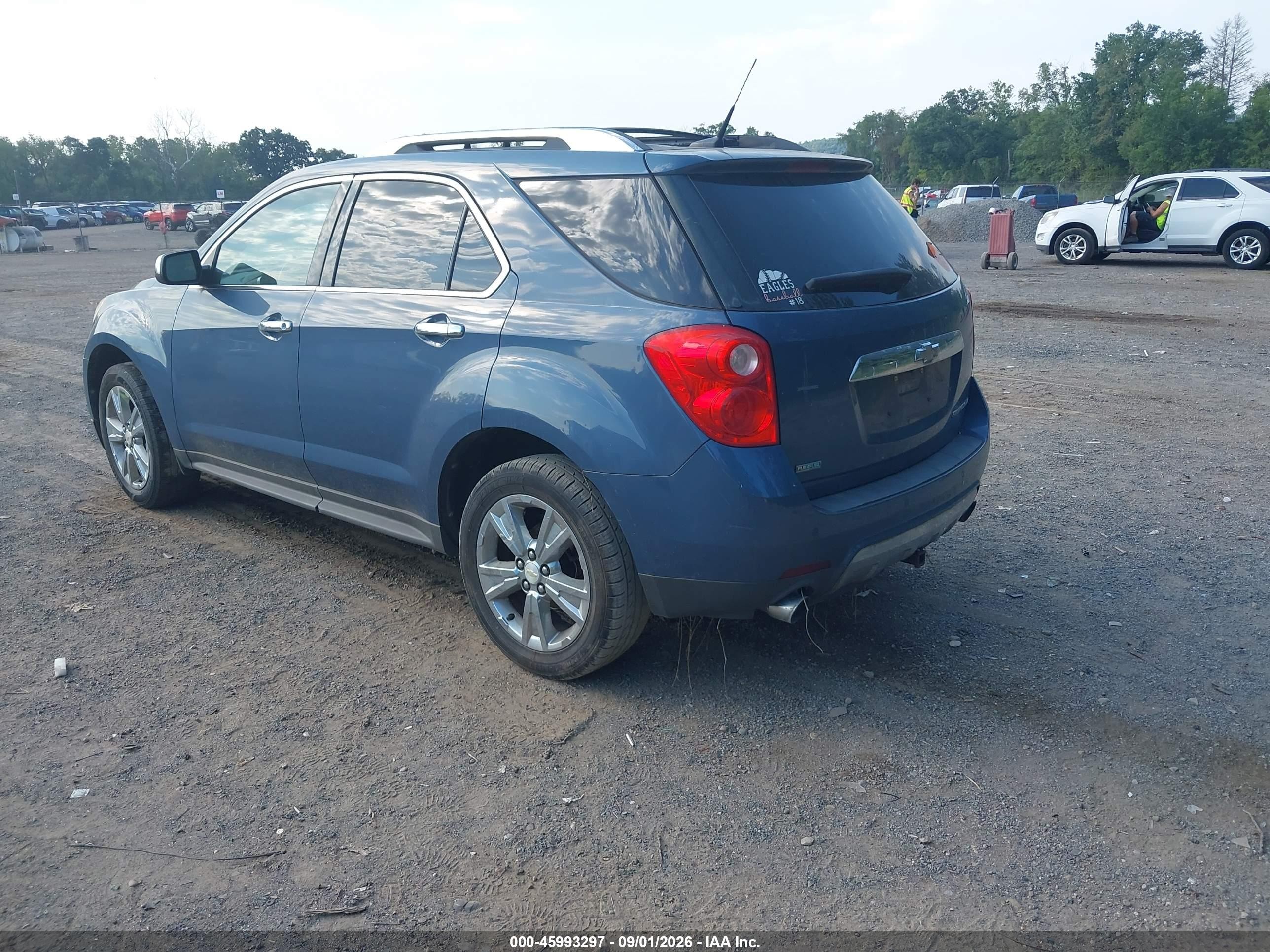 2011 Chevrolet Equinox Ltz Blue vin: 2CNFLFE58B6301985
