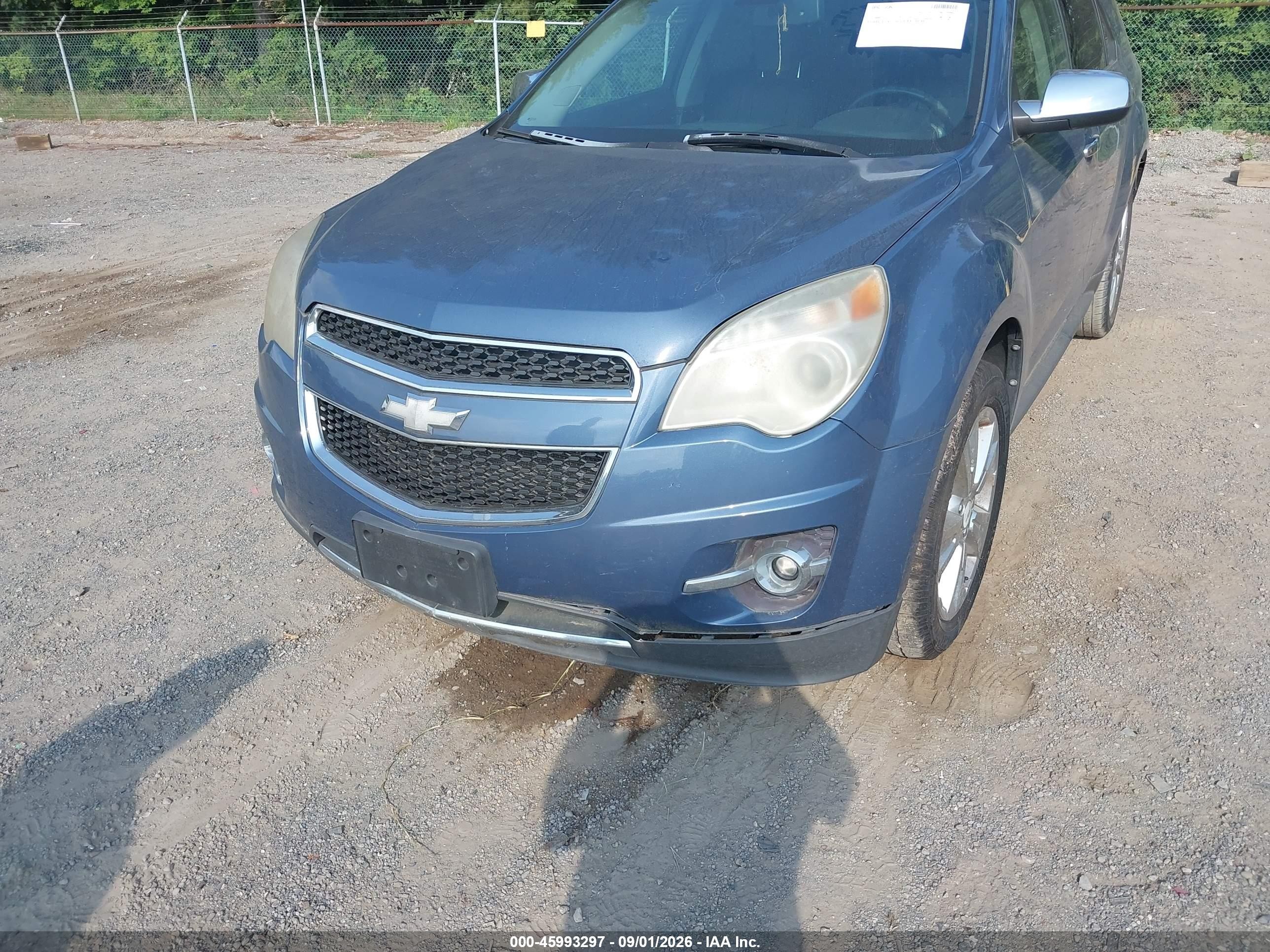2011 Chevrolet Equinox Ltz Blue vin: 2CNFLFE58B6301985
