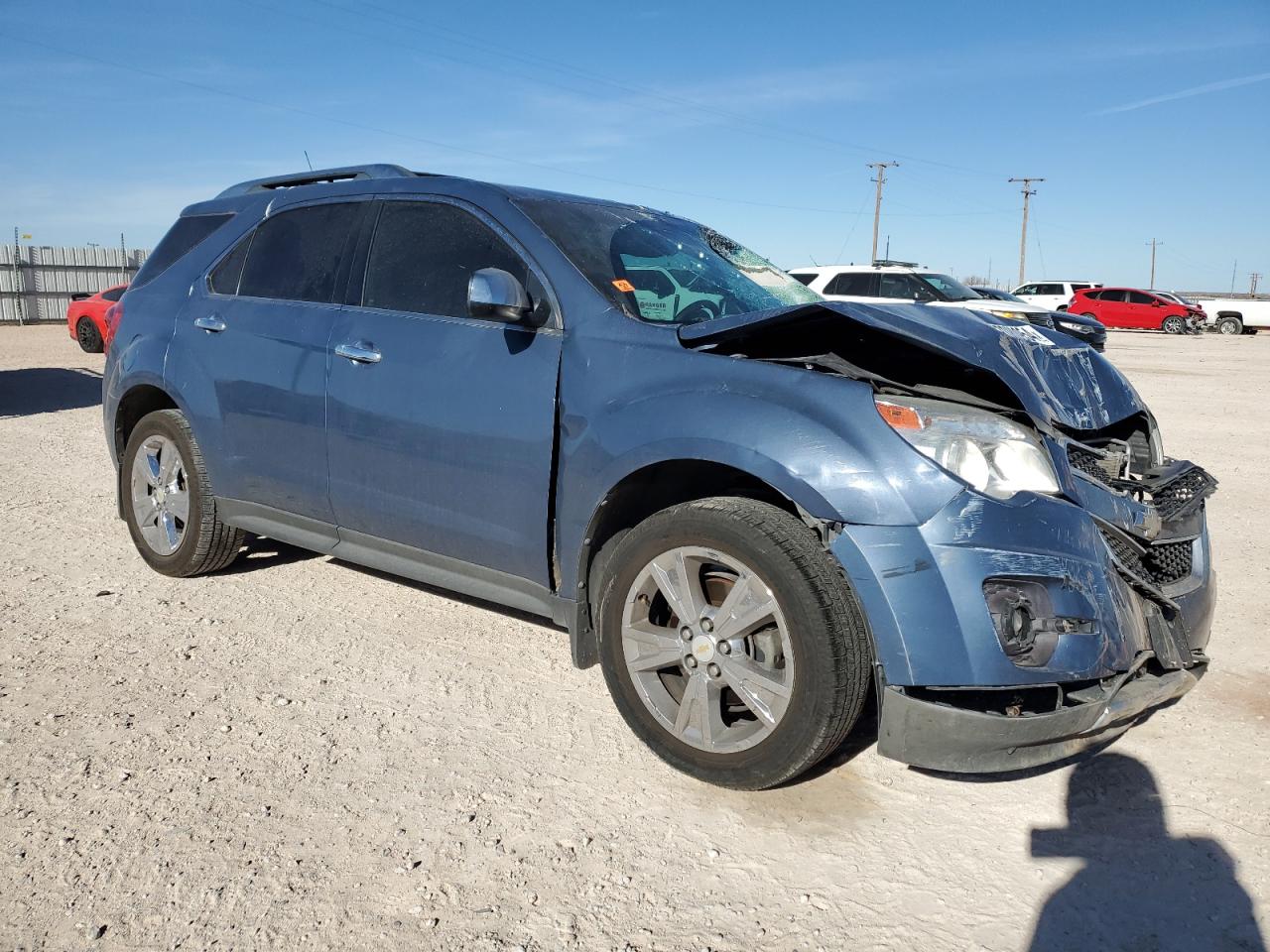 2011 Chevrolet Equinox Ltz Blue vin: 2CNFLFE59B6231686