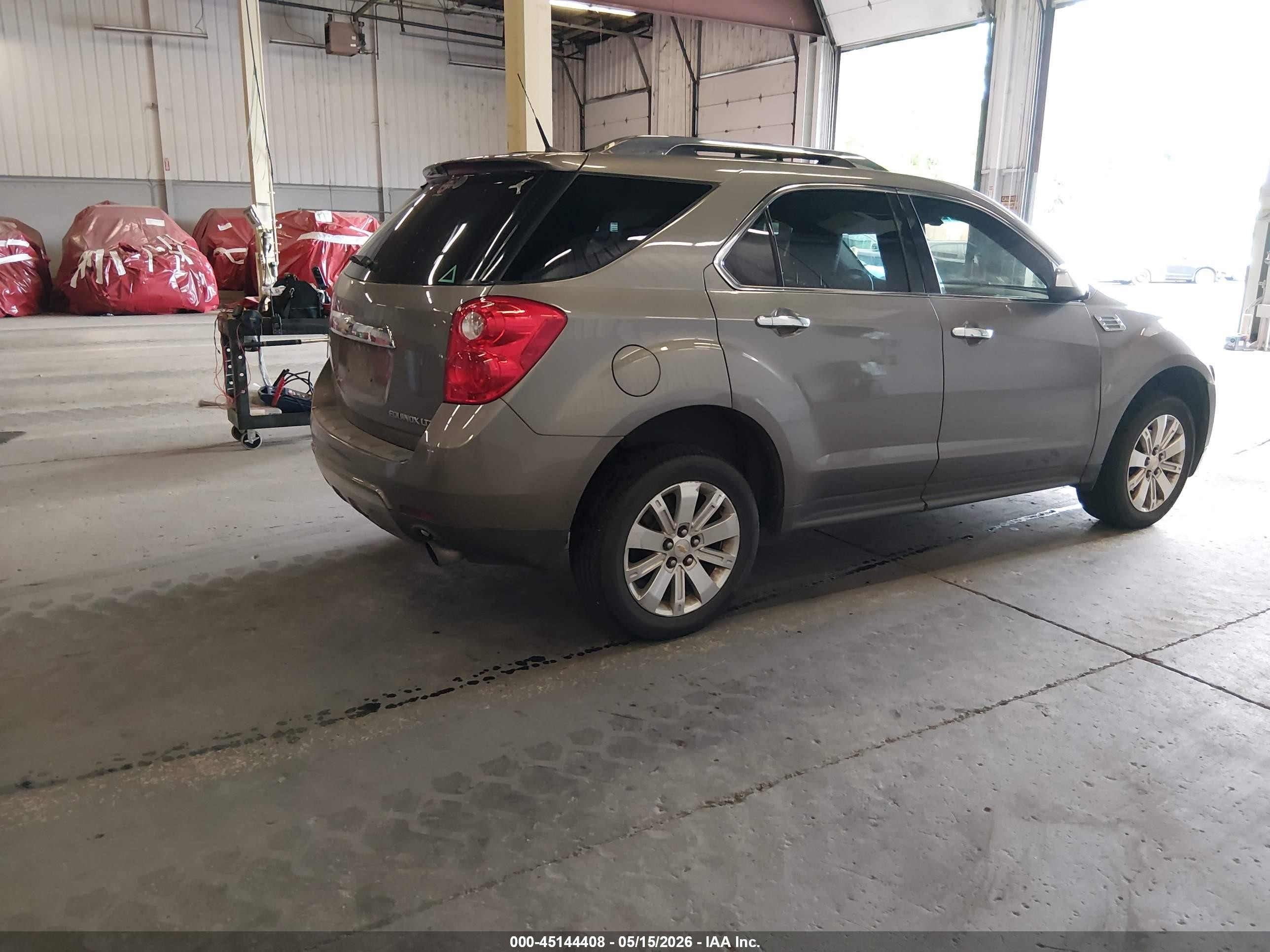 2011 Chevrolet Equinox Ltz Silver vin: 2CNFLFE59B6433959