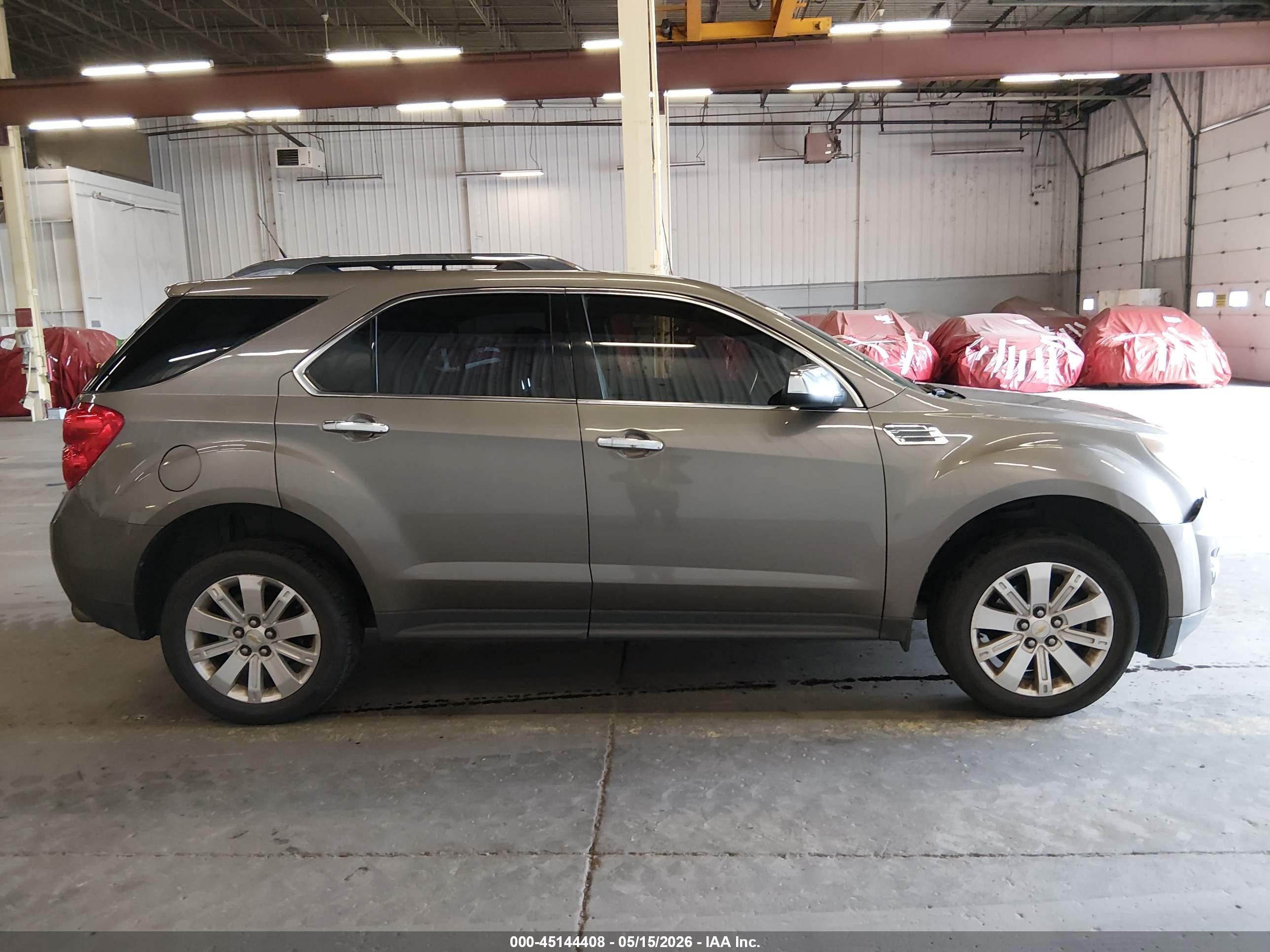 2011 Chevrolet Equinox Ltz Silver vin: 2CNFLFE59B6433959