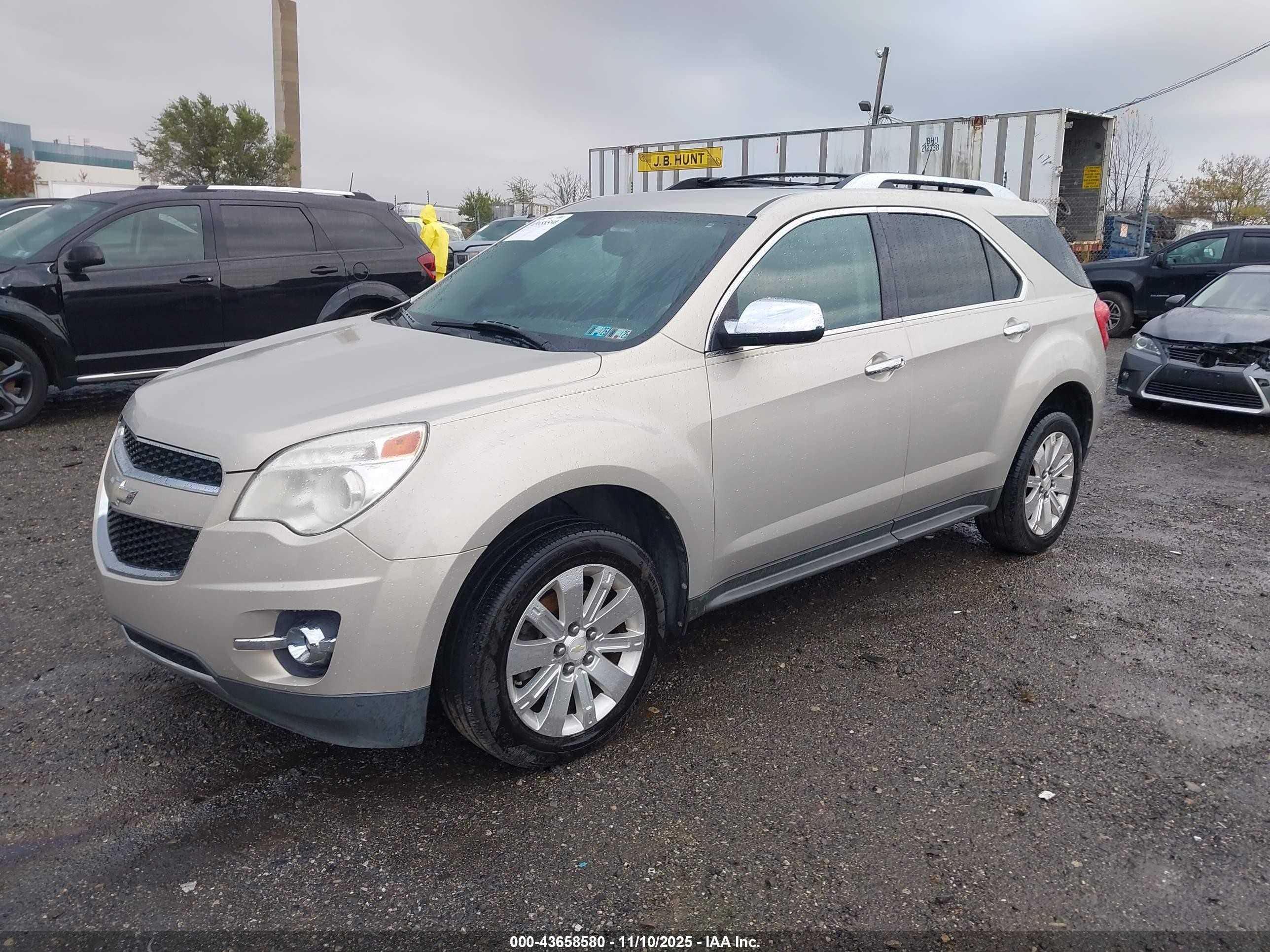 2011 Chevrolet Equinox Ltz Gold vin: 2CNFLFE5XB6235715