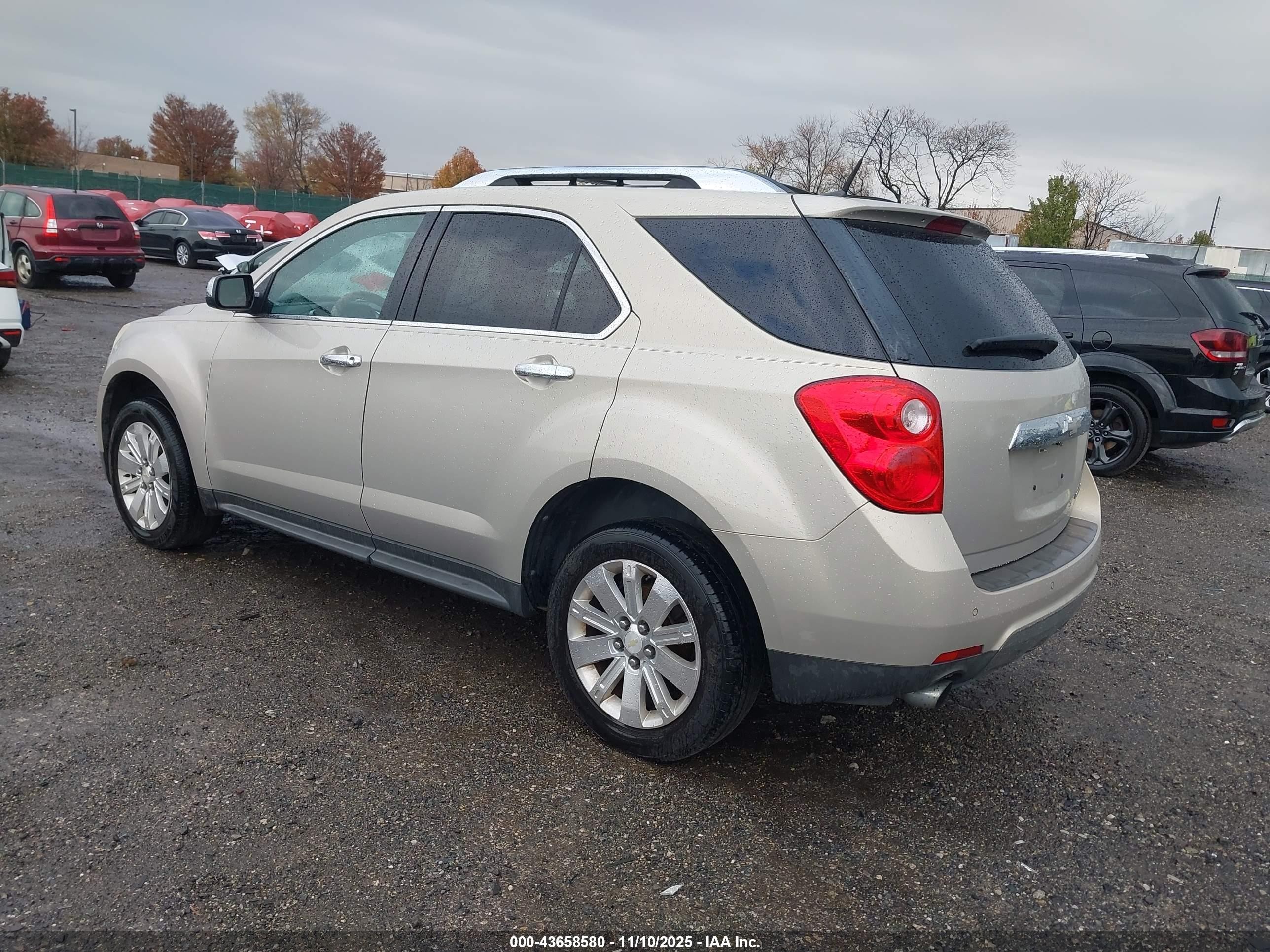 2011 Chevrolet Equinox Ltz Gold vin: 2CNFLFE5XB6235715