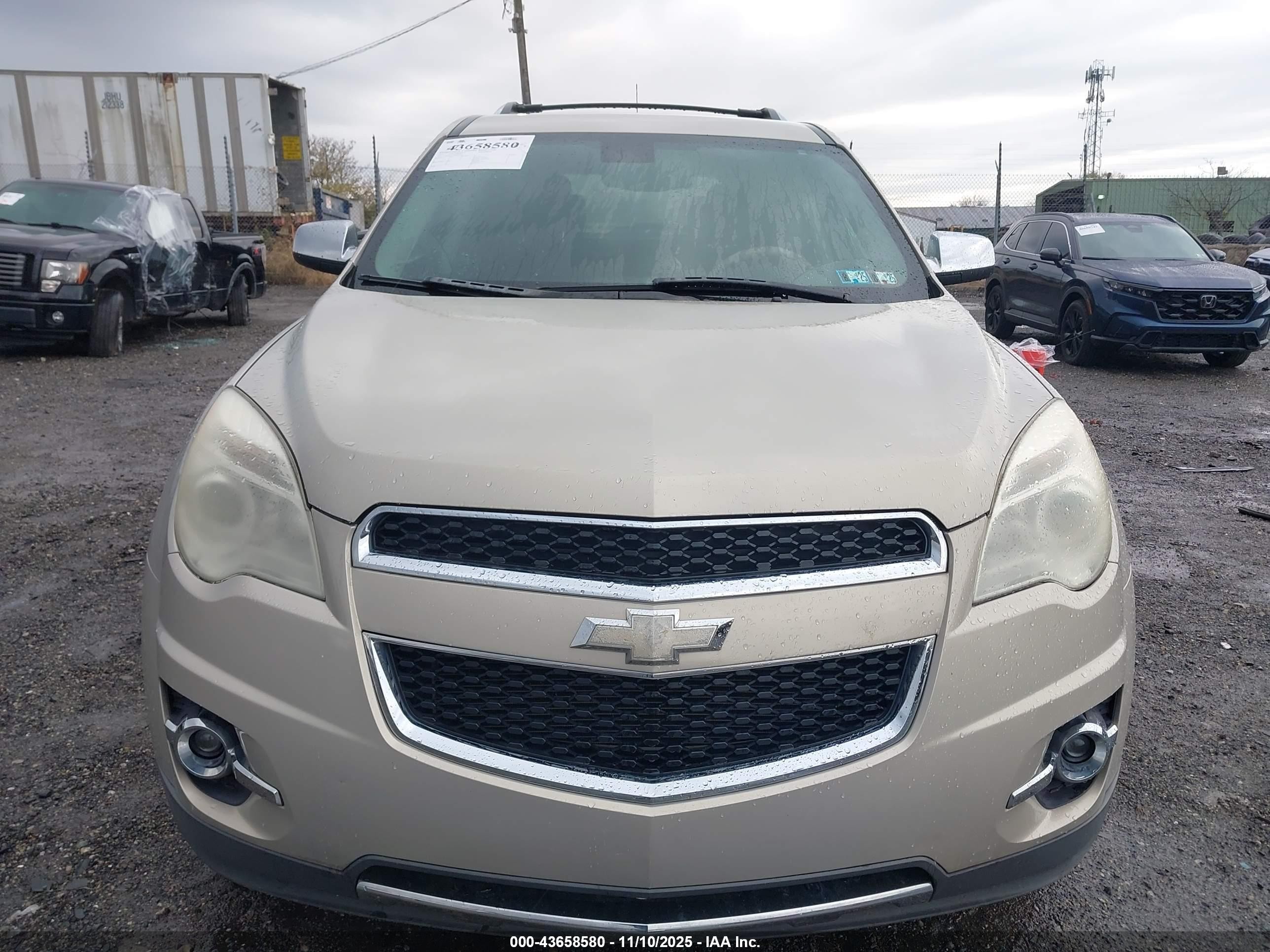 2011 Chevrolet Equinox Ltz Gold vin: 2CNFLFE5XB6235715
