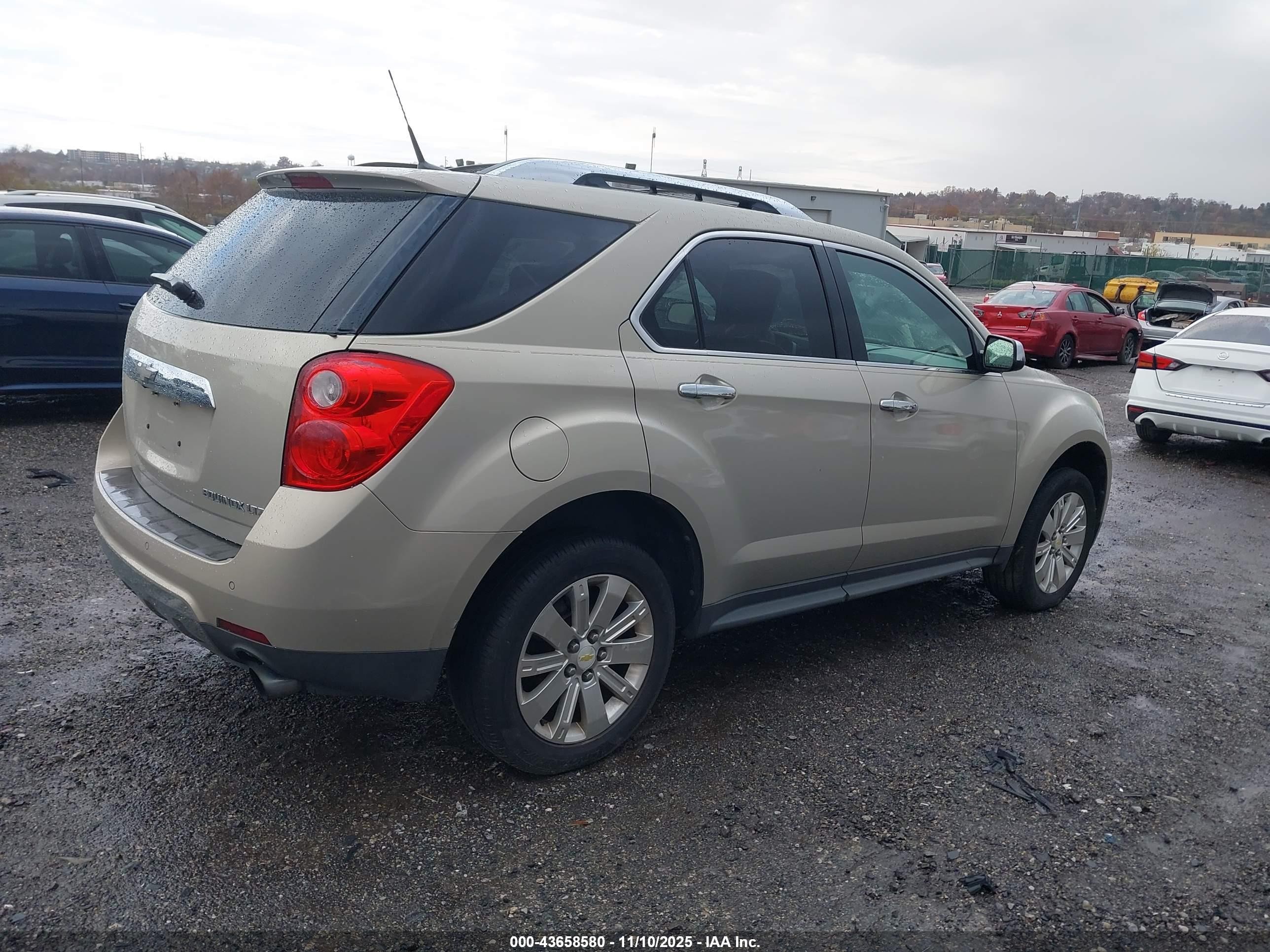 2011 Chevrolet Equinox Ltz Gold vin: 2CNFLFE5XB6235715