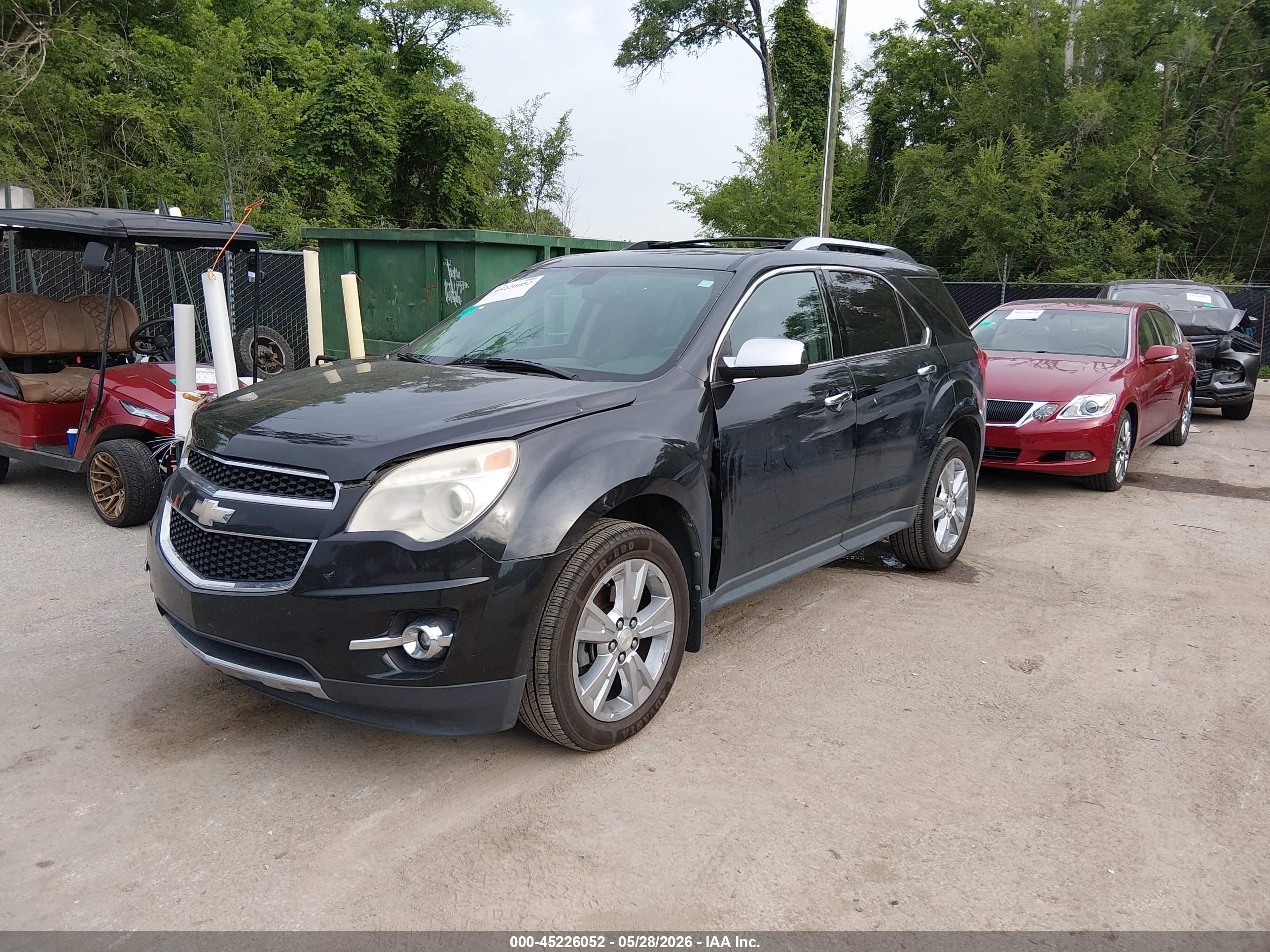 2011 Chevrolet Equinox Ltz Black vin: 2CNFLFE5XB6250120