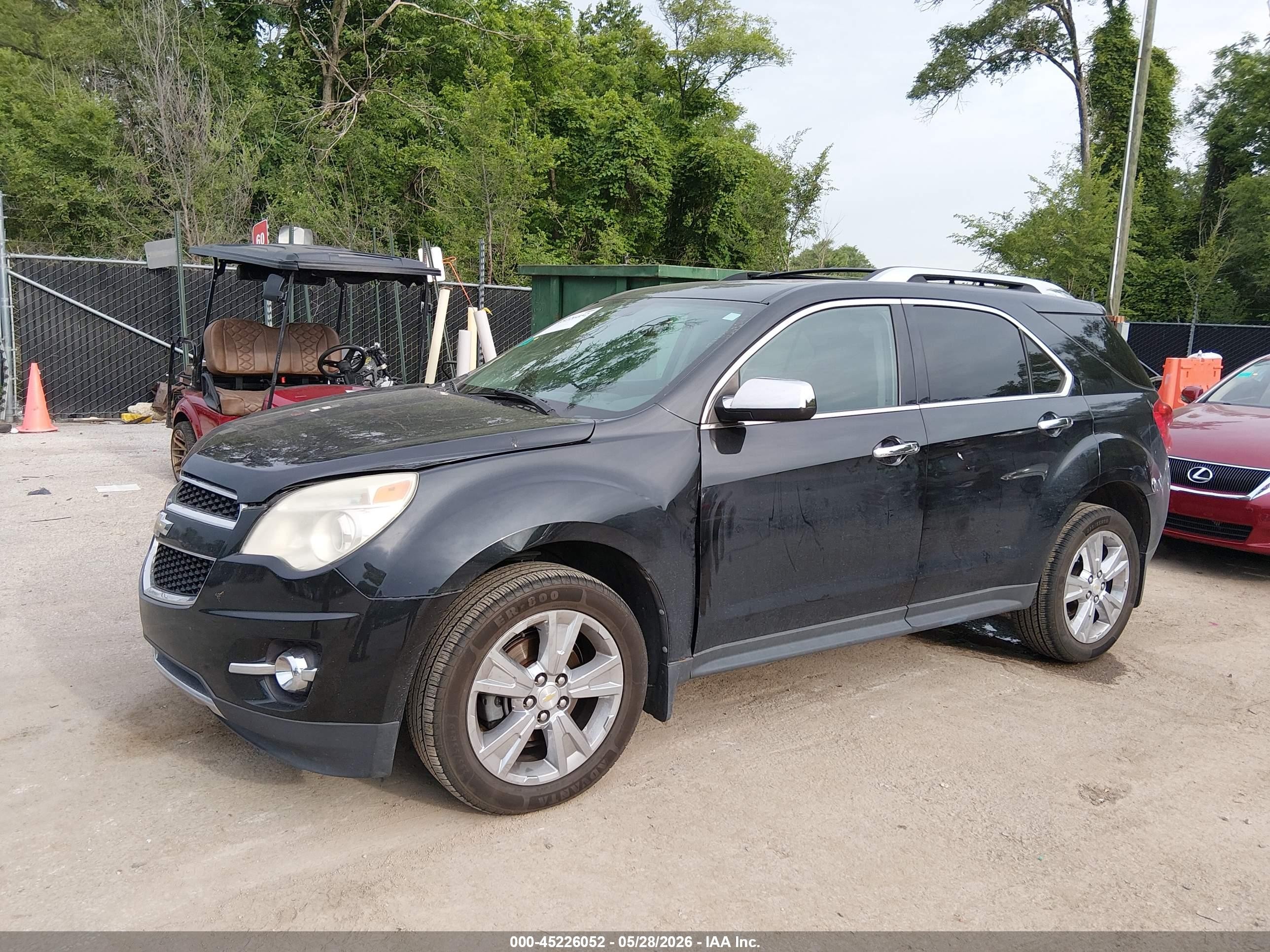 2011 Chevrolet Equinox Ltz Black vin: 2CNFLFE5XB6250120