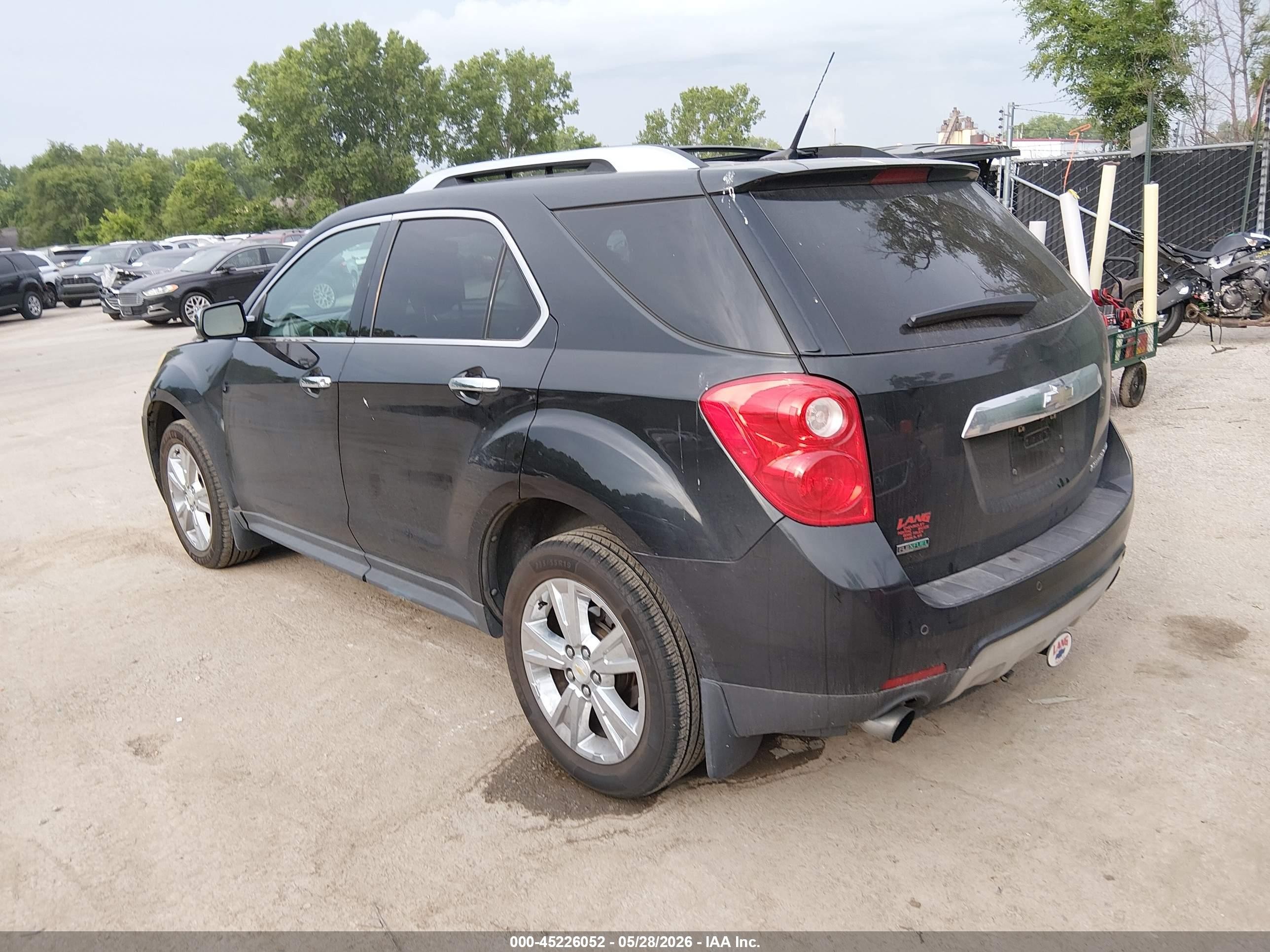 2011 Chevrolet Equinox Ltz Black vin: 2CNFLFE5XB6250120
