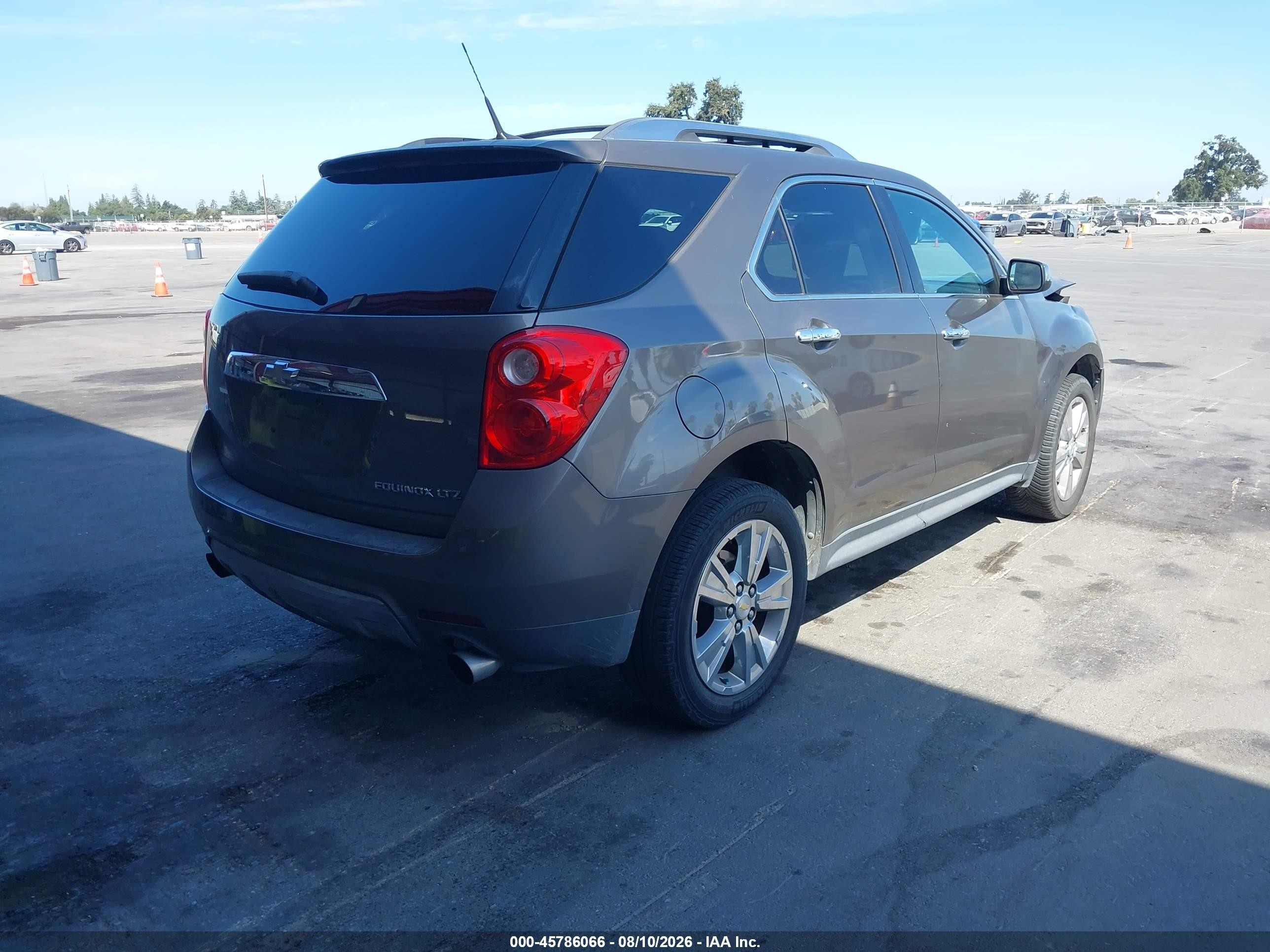 2010 Chevrolet Equinox Ltz Gray vin: 2CNFLFEY1A6336277
