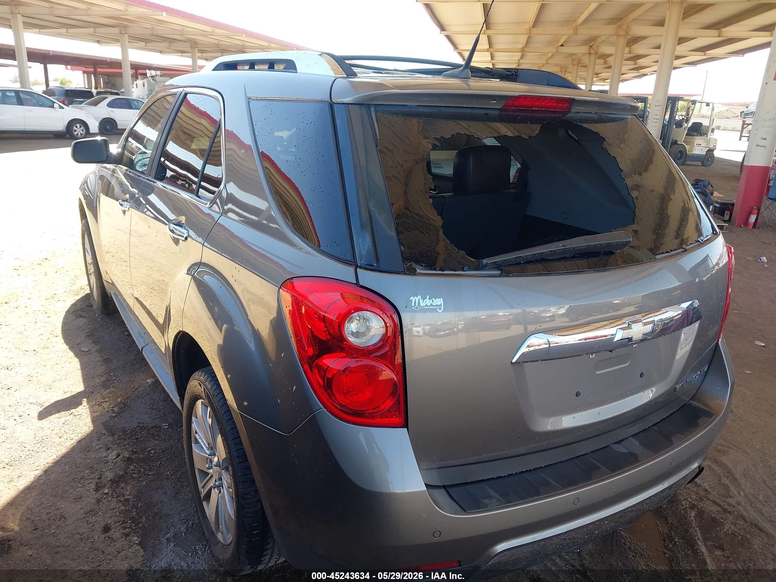 2010 Chevrolet Equinox Ltz Серебряный vin: 2CNFLFEY4A6215534