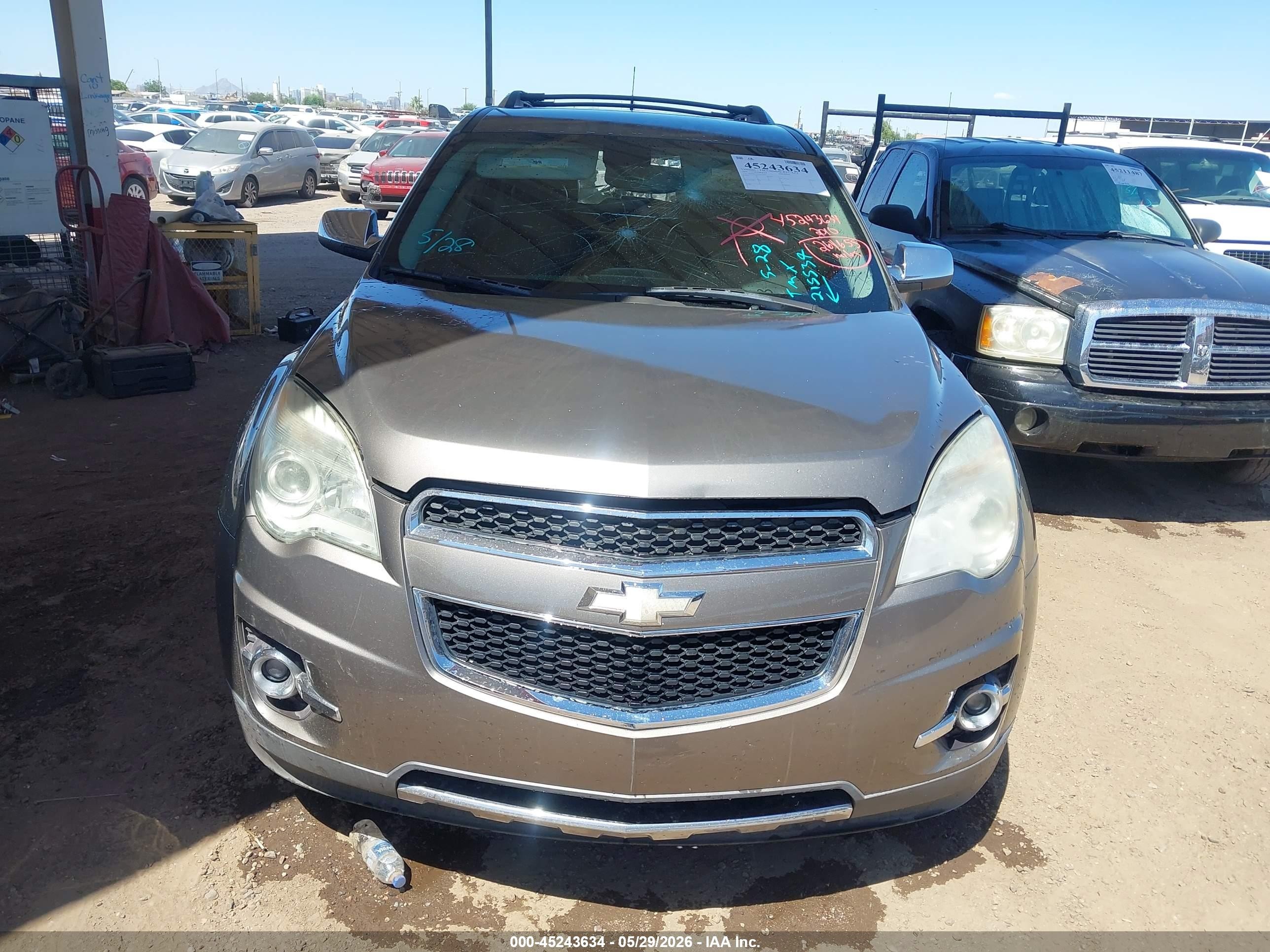 2010 Chevrolet Equinox Ltz Серебряный vin: 2CNFLFEY4A6215534