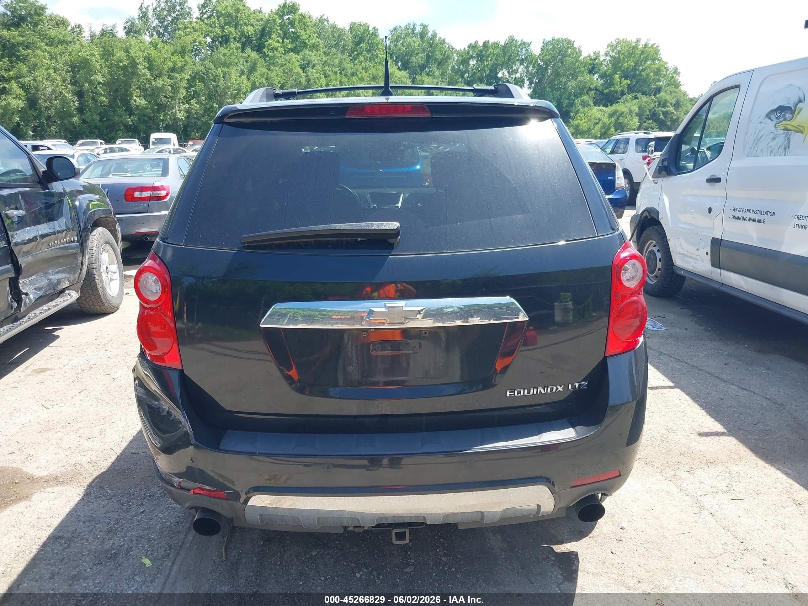 2010 Chevrolet Equinox Ltz Black vin: 2CNFLFEY8A6248827