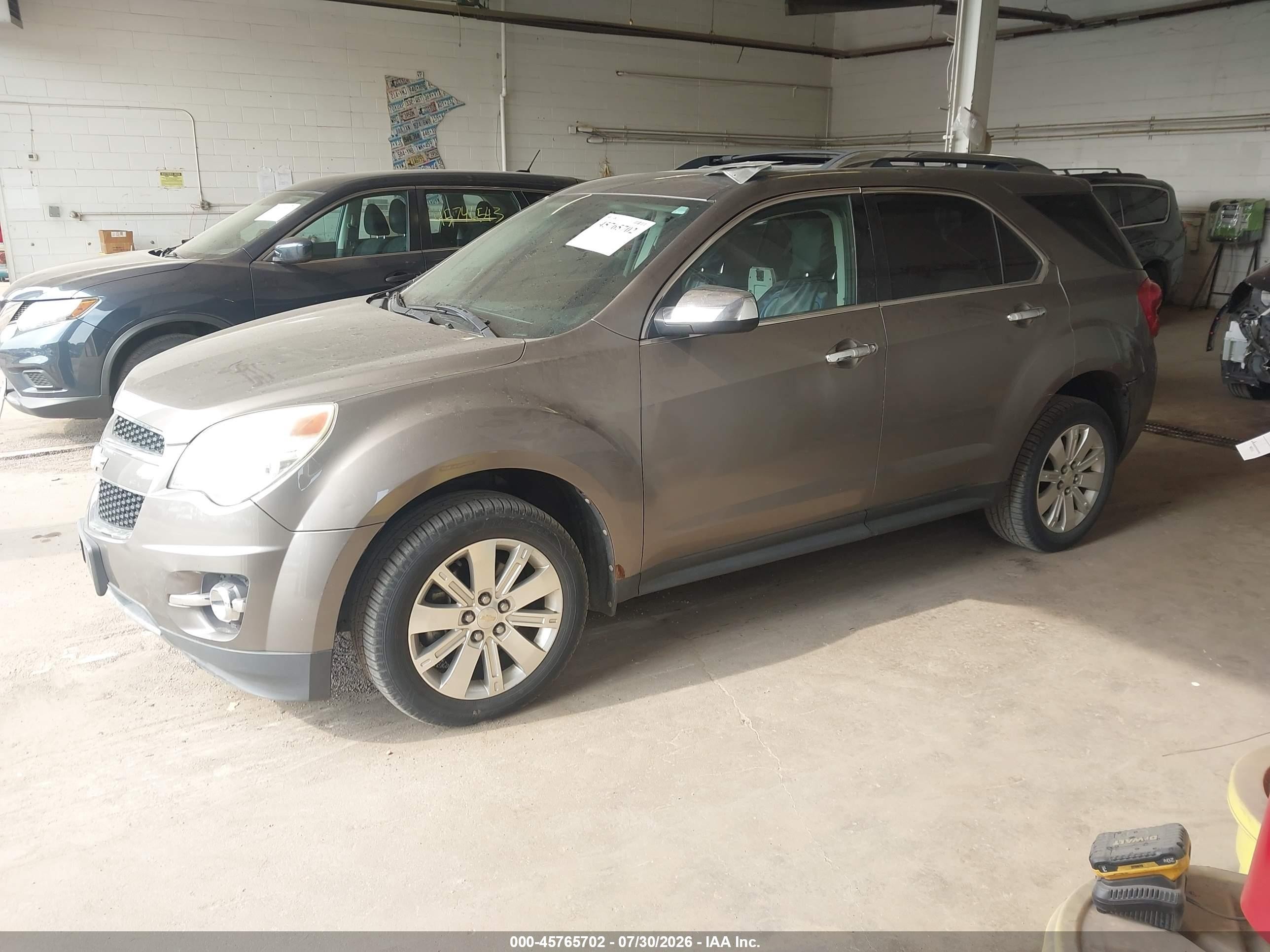 2011 Chevrolet Equinox Ltz Gray vin: 2CNFLGE50B6281530